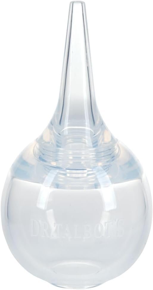 Dr. Talbot’s Nasal Aspirator for Babies – Silicone – Includes Storage Case – Clear