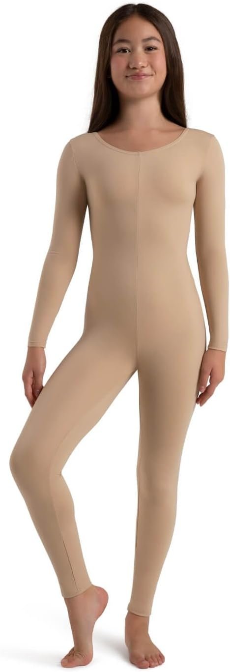 Capezio Girls’ Team Basic Long Sleeve Unitard