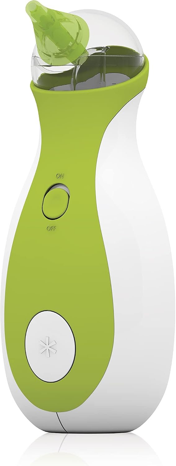 Nosiboo Go Nasal Aspirator for Babies | Electric Nose Sucker | Made in EU | Portable, Battery-Operated | Premium Quality | UPT Powered Suction