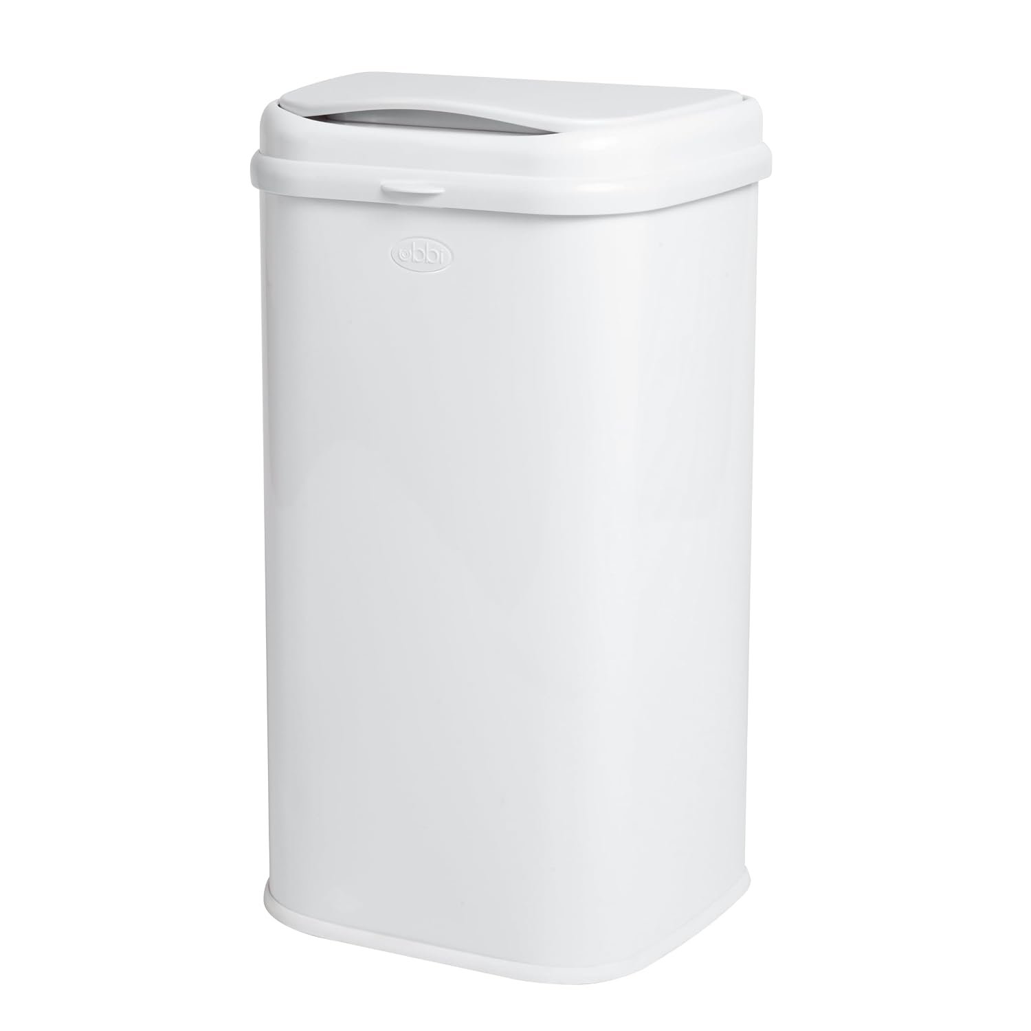 Ubbi Adult Diaper Pail, 13-Gallon Stainless Steel Incontinence Disposal Bin, Odor Locking Trash Can for Adult Diapers, Elderly Care & Caregivers, No Special Bags Required, White