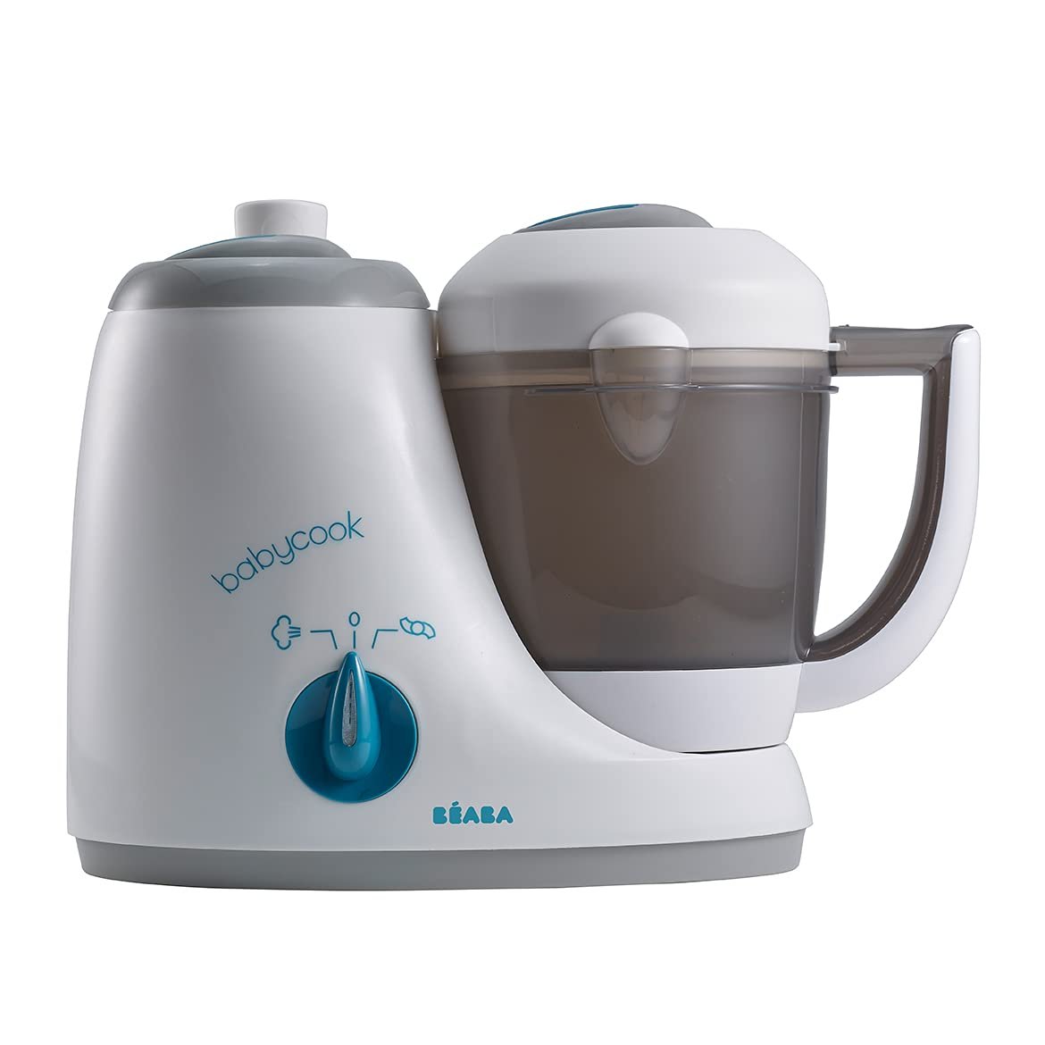 BEABA Babycook Original, 5-in-1 Baby Food Maker: Steam Cook, Blend, Reheat, Defrost, Strerilize. Large 27 oz capacity, The Global Leader in Baby Food Processors