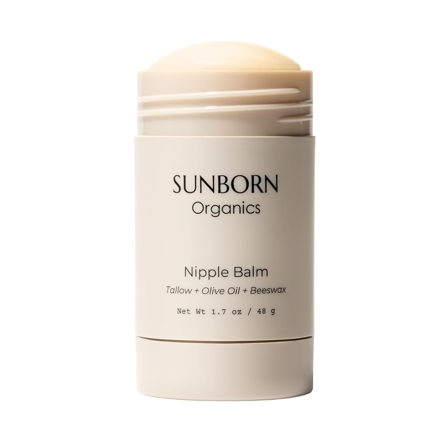 Nipple Balm | Nursing-Safe Lanolin-Free Nipple Cream with 3 Edible Ingredients for Sore or Cracked Nipples | Safe for Baby, No Wipe-Off, Third-Party Tested | Made in USA