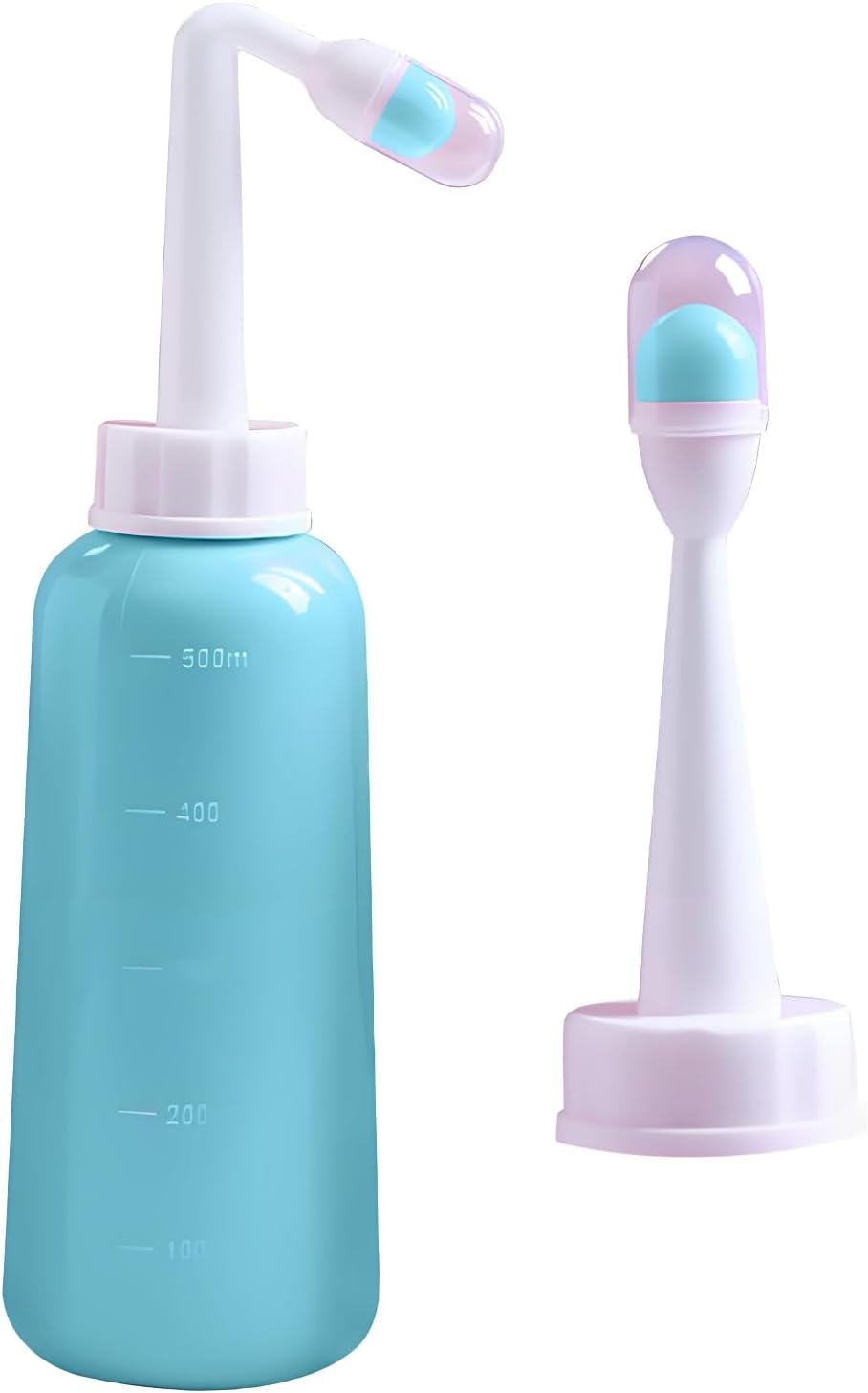 500ml/17oz Internal Cleaning External Cleaning Premium Peri Bottle for Postpartum Care Upside Down Peri Bottle, Portable Bidet for Perineal Recovery and Cleansing After Birth