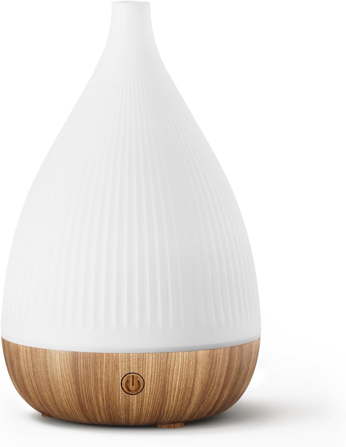 SOULORIGIN Ultrasonic Essential Oil Diffuser, Home Fragrance Aroma Diffuser with Auto Shut-Off, 8-Color Night Light & Ultra-Quiet Operation, BPA-Free Portable Aromatherapy Humidifier for Home (Light)