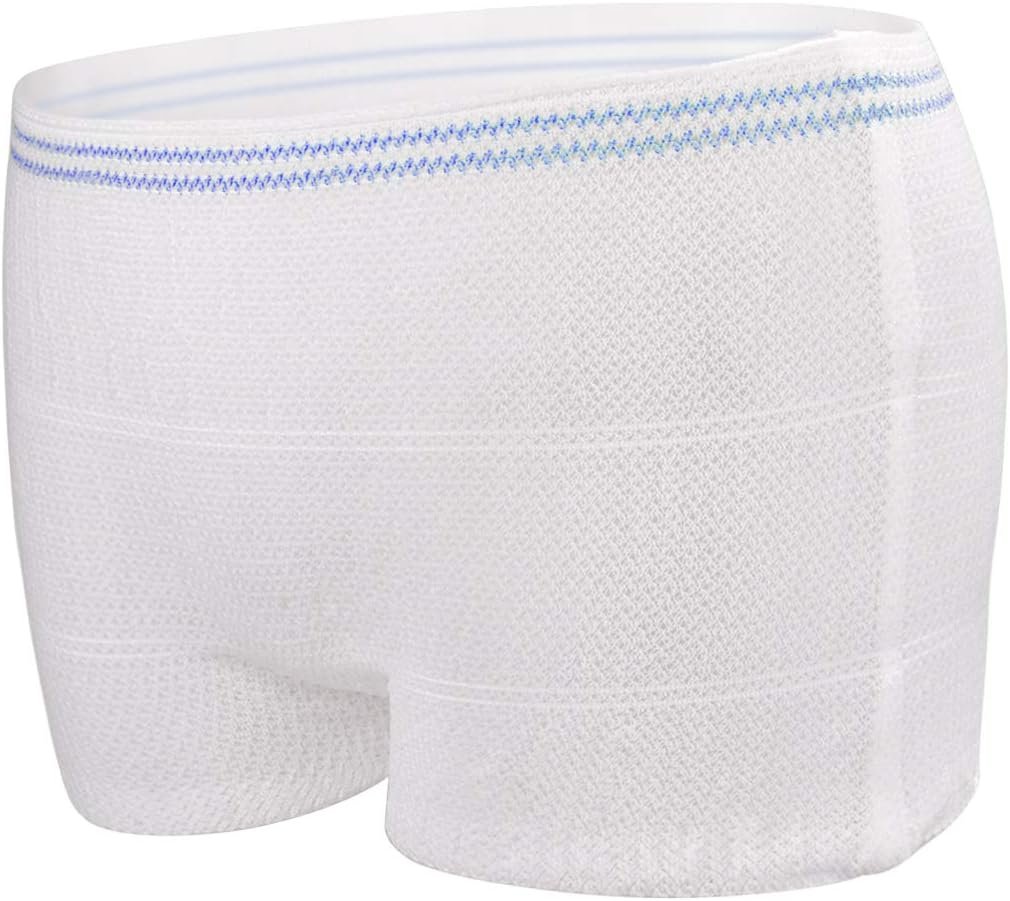 Mesh Postpartum Underwear 10 Counts C-Section Recovery Briefs Carer High Waist Disposable Maternity Pants Breathable,Stretchy Medium