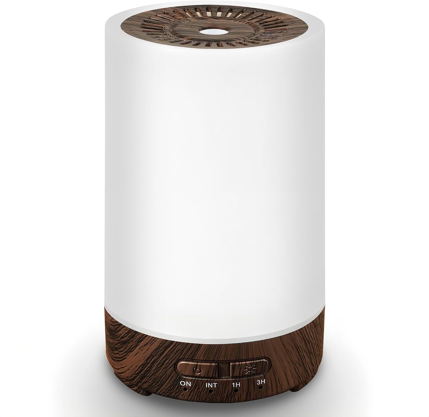 Essential Oil Diffuser, 150ML Small Portable Aromatherapy Diffuser, Home Fragrance Aroma Diffuser with 7-Color LED Light, Ultrasonic Cool Mist Humidifier/Air Revitalizer for Office, Bedroom,Yoga