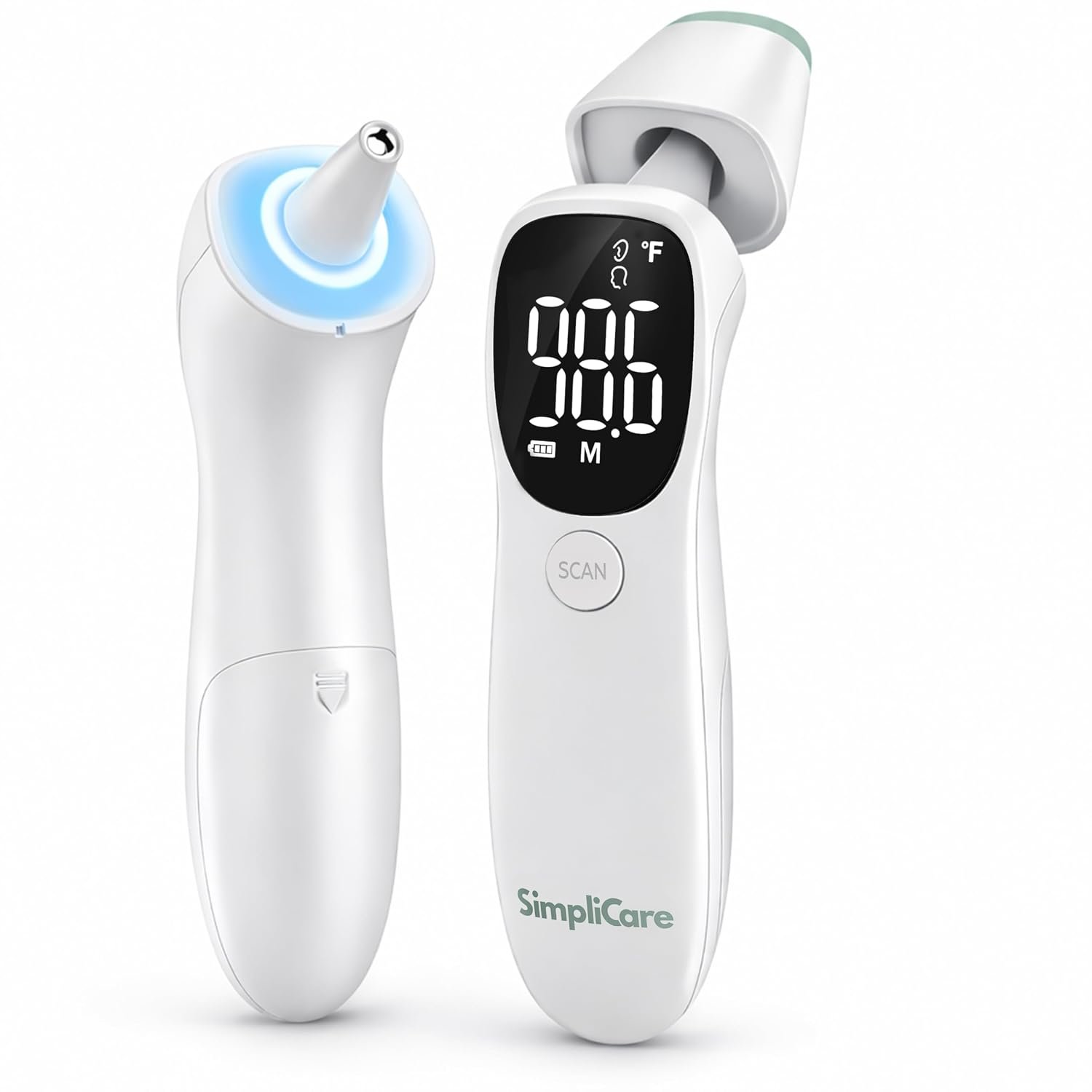 Baby Thermometer, FDA 510(k) Cleared Ear Thermometer for Kids Adults Infants, Baby Essentials, Ear & Forehead Thermometer (Touch), 2-in-1 Dual Mode, Digital Ear Thermometer (AET-R842)