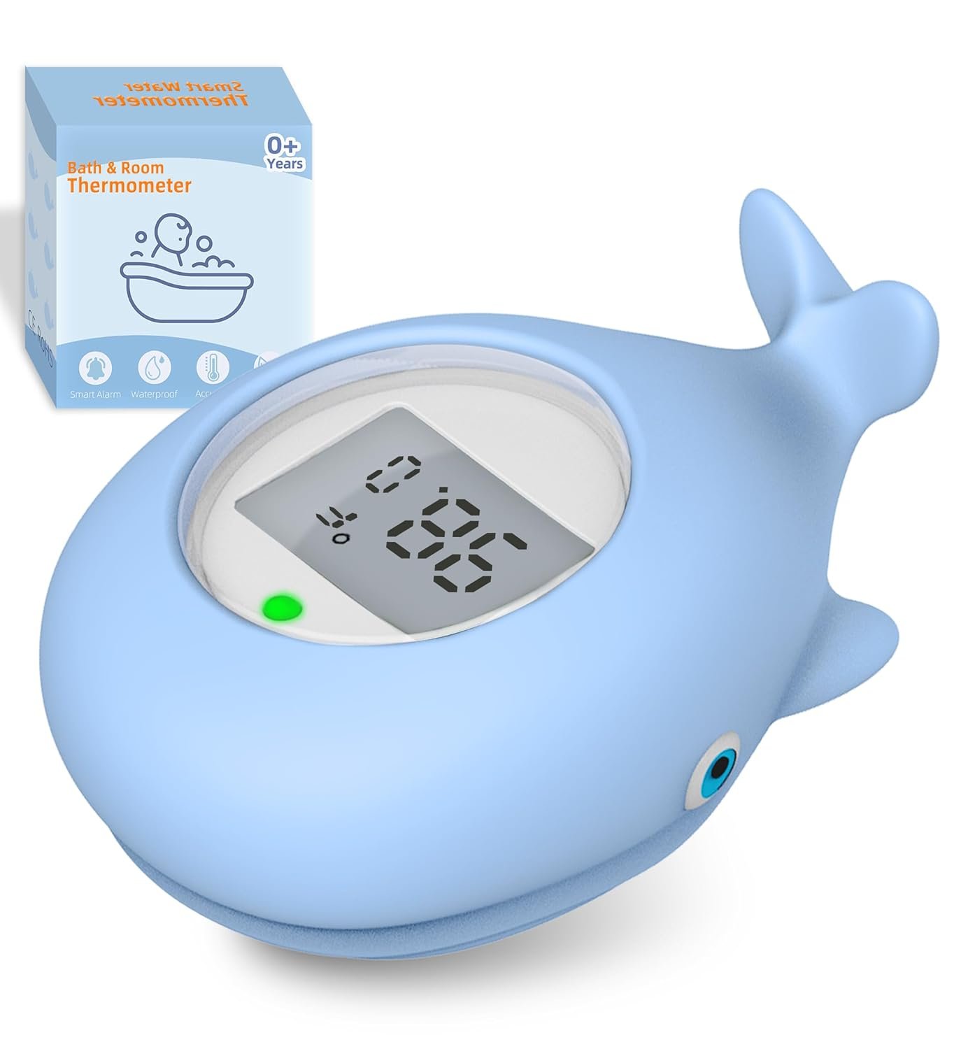 Baby Bath Tub Thermometer for Infant, Bathtub Water Temperature Room Thermometer, Safety Floating Bathing Toy, Newborn Essentials, Gifts for Moms Infant – New Upgraded Waterproof