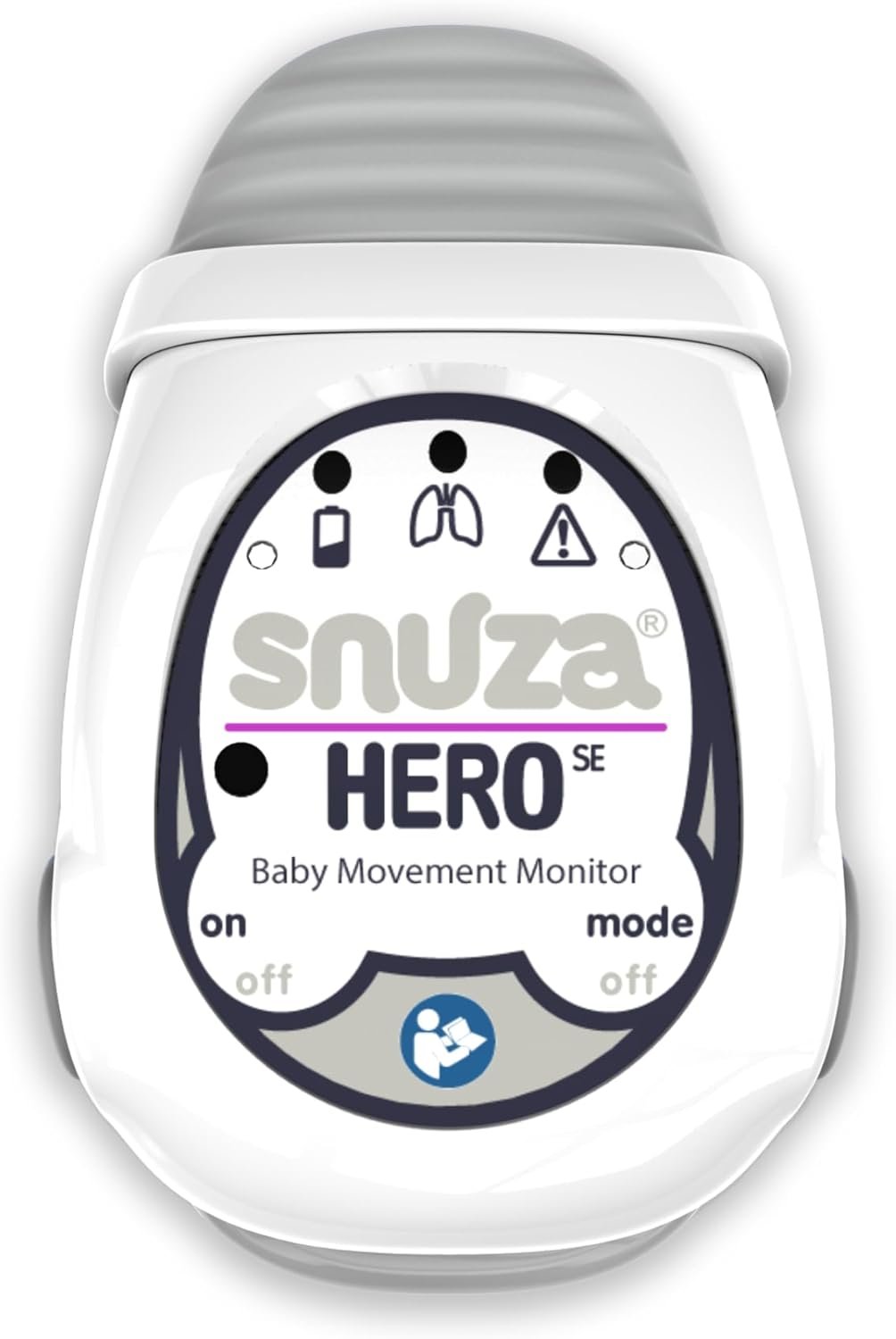 Snuza Hero Baby Movement Monitor with Patented Sensor Technology for Reliable Movement Monitoring and Alerts. No WiFi, Cords, or Sensor Pads, Portable and Easy to Set Up and Use.