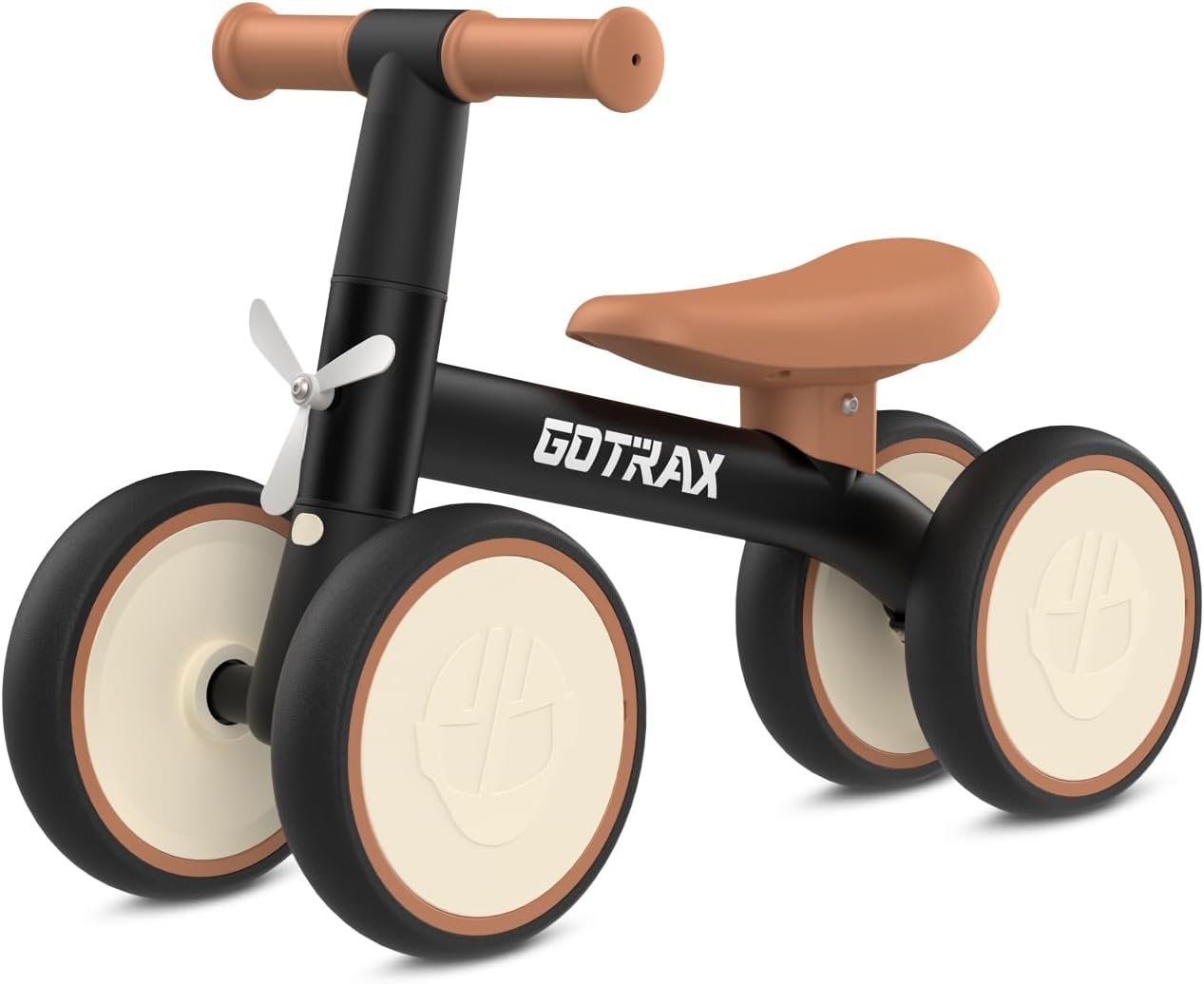 Gotrax Baby Balance Bike 1-2 Years, 7″ Front&Rear Silent Wheels, Sturdy Steel Frame 66 lbs Load, Quick 2-Min Assembly, CPC Certified, Comfortable Soft Seat, Toddler Birthday Gift for Boys&Girls