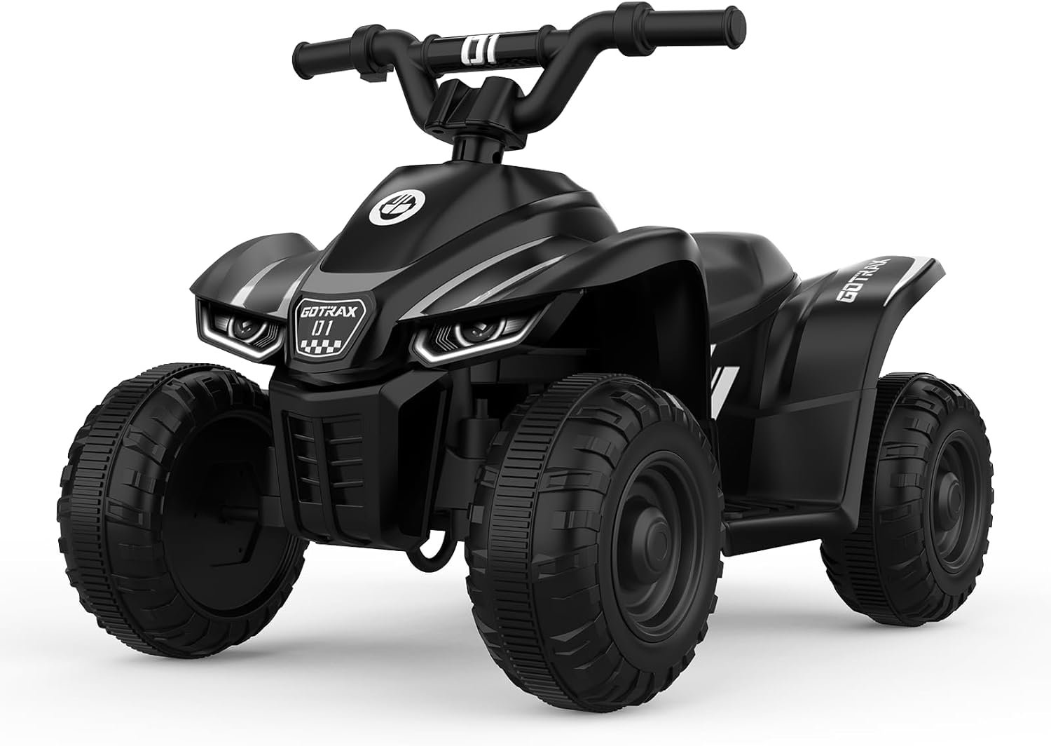 Gotrax RT1 Ride on Toys for Toddlers 1.5-4, Safe 12V Lead-acid Battery up to 80 Minutes, Forward/Reverse 2 Gears, Max 1.5MPH Speed&8″ Big Tire, Electric Vehicle ATV Car Best Gift for Age1.5–4 Boy Girl