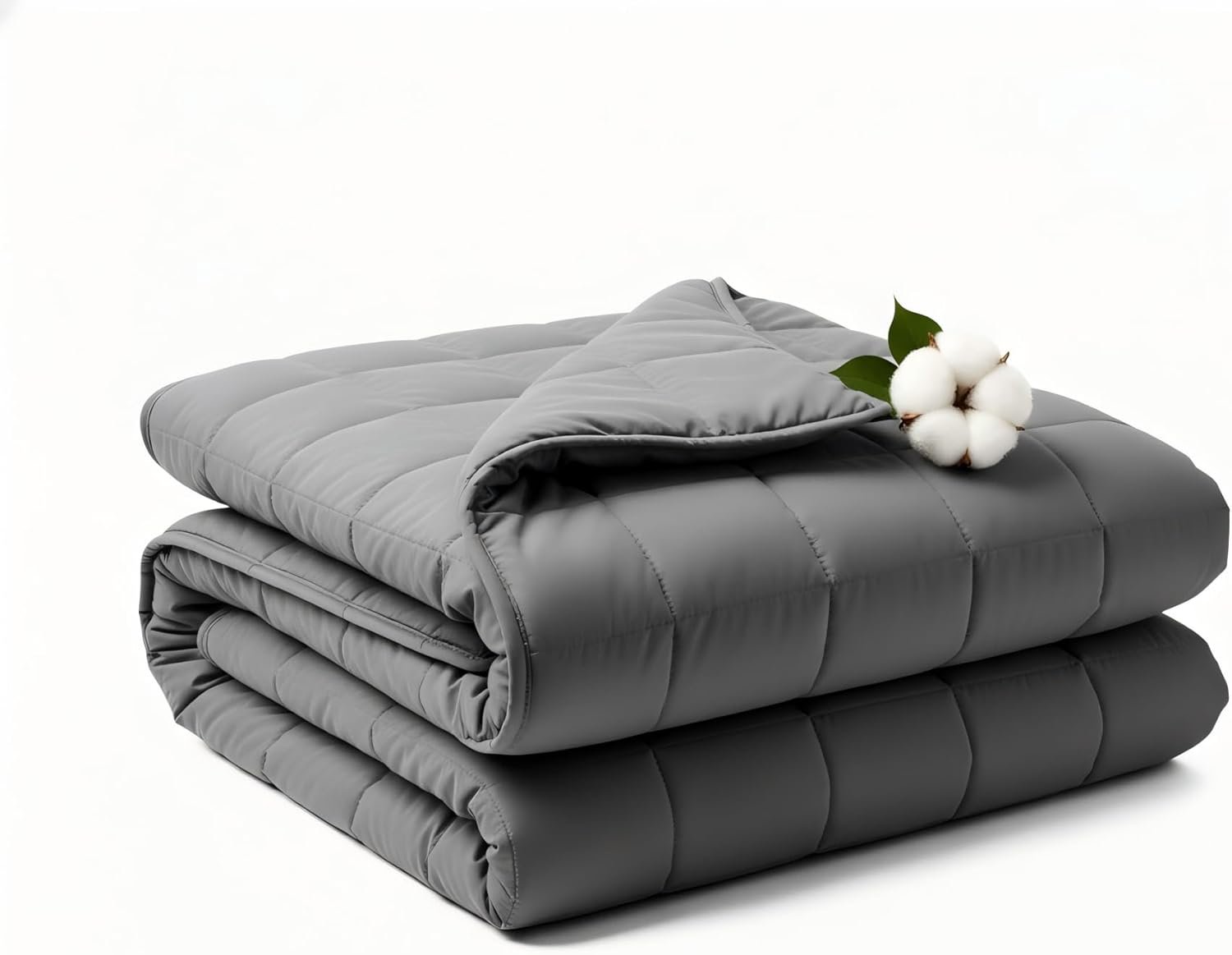 Weighted Blanket 15lbs 60″x80″, Weighted Blankets for Adults, Cooling Weighted Blanket for Sleeping, Machine Washable Soft & Breathable All-Season Comfort & Premium Glass Beads(60″ x 80″ 15 lbs)