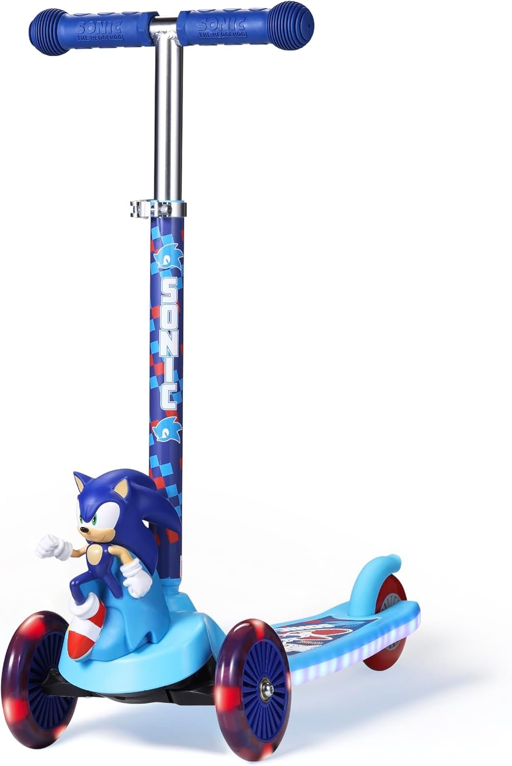 Kick Scooter for Kids, 3 Wheel Self Balancing, Light Up LED Wheels