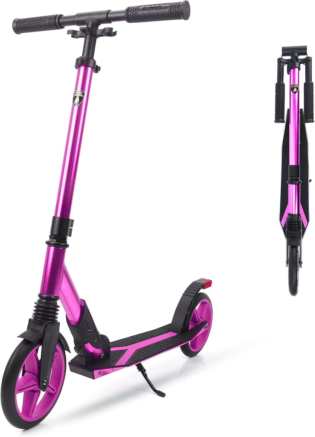Lamborghini Kids Scooter Ages 8-12 – Premium 2 Wheels Kick Scooter with Foldable Aluminum Frame and Adjustable Handlebars
