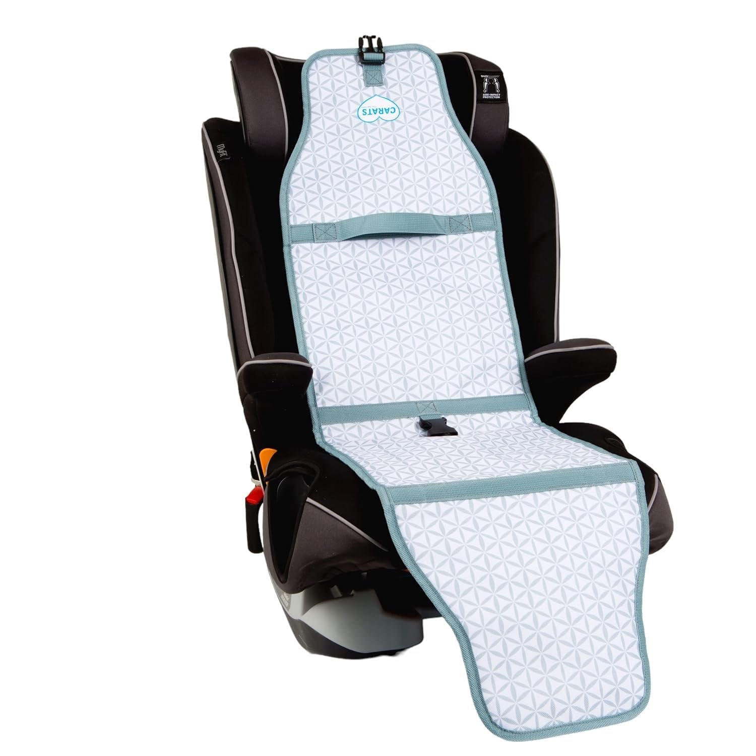 Cool Carats Car Seat Cooling Pad for Babies, Toddlers, and Kids – Comfortable and Durable Cooling Pad for Hot Summer Days – One Size Fits All, Grey