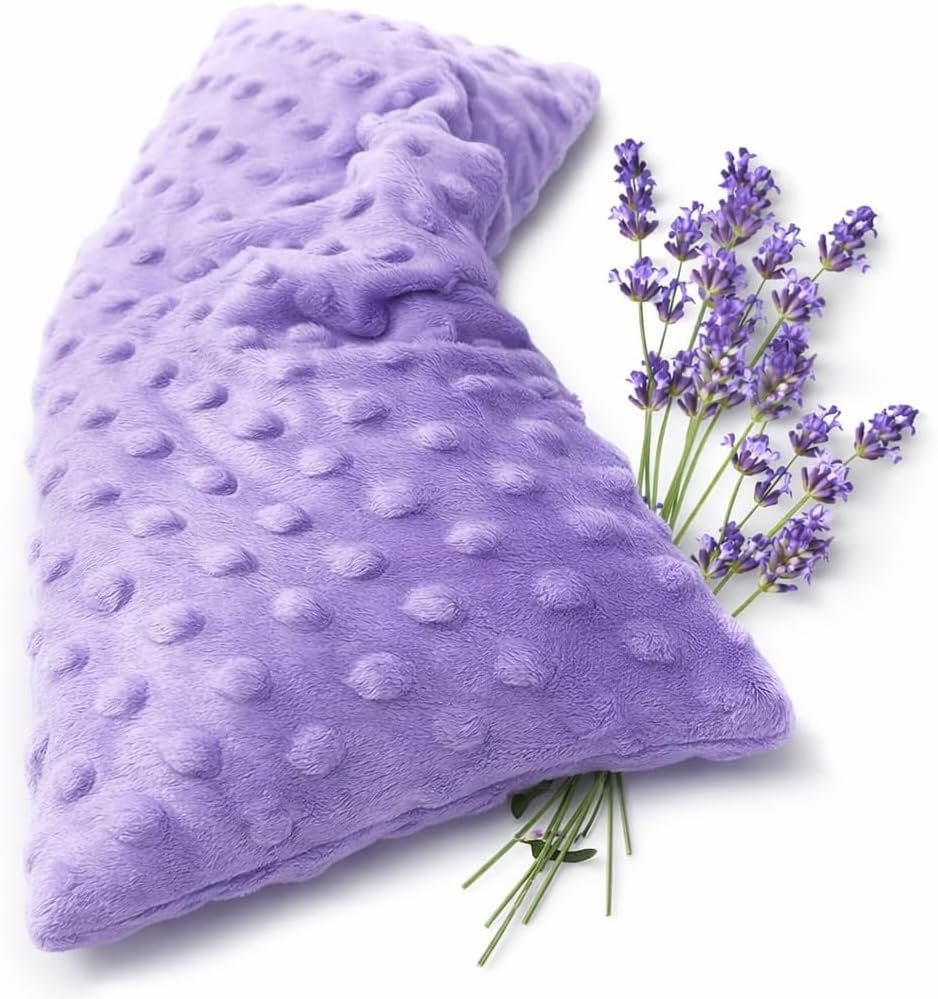 Mumu Wraps Heating Pad Microwavable – Lavender Scented Microwave Heating Pad for Pain Relief, Cramps, Muscle Ache, Joints, Neck, Shoulder, Back Pain, Warm Compress Moist Heat Pack (Lavender)