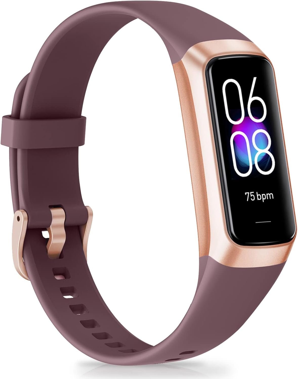 Fitness Tracker, Activity Trackers with 24/7 Heart Rate, Blood Oxygen Blood Pressure Sleep Monitor, Step Counter with 1.1″ AMOLED Touch Color Screen, Calorie Pedometer Health Smart Watch for Women Men