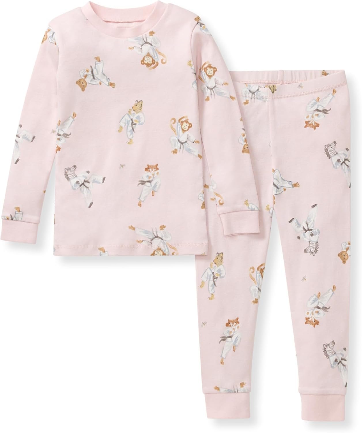 Burt’s Bees Baby Organic Cotton Pajamas for Girls,100% Cotton Pajama Set