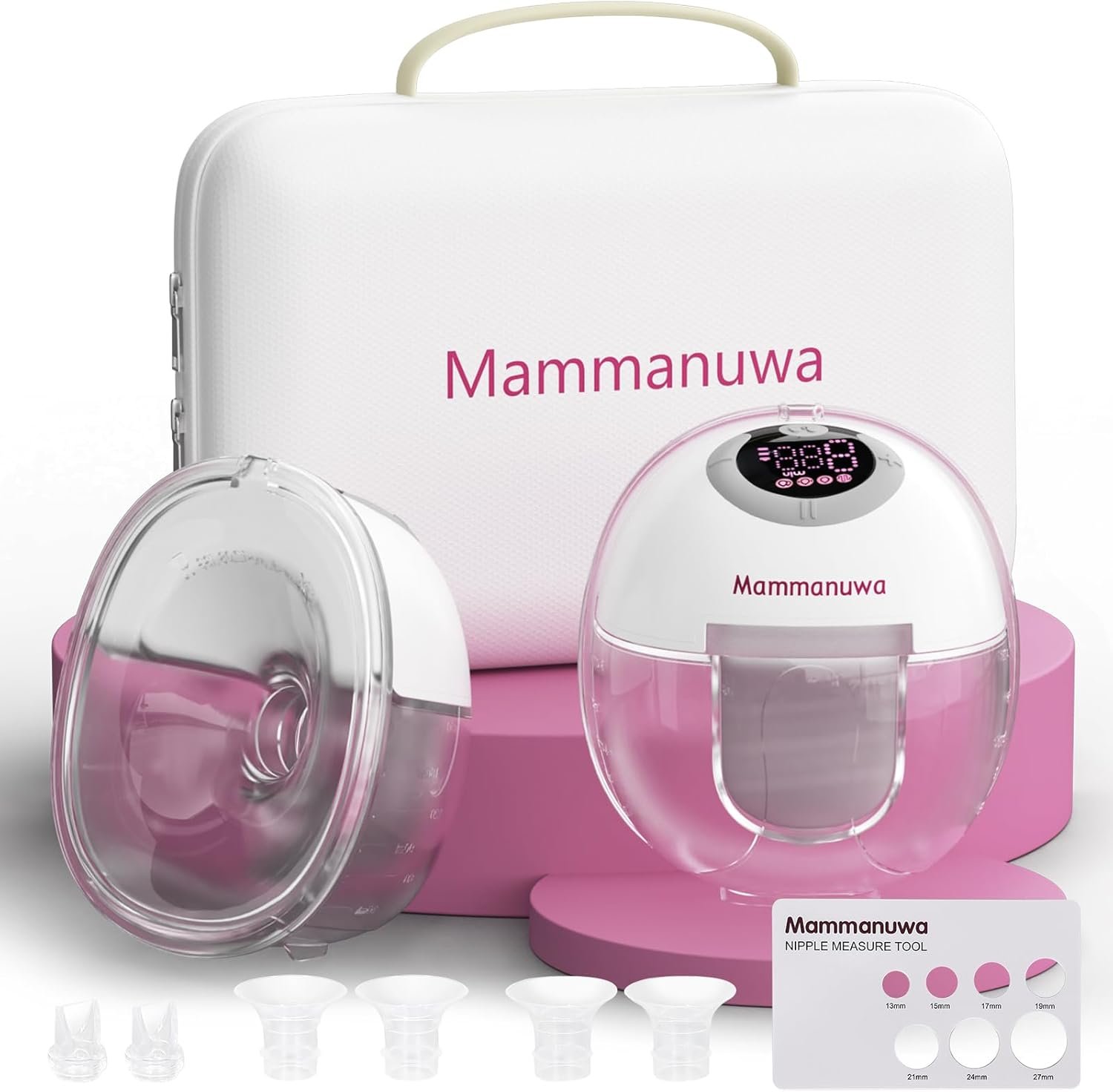 Electric Breast Pump – Lightweight, Portable, & Hands-Free with Baby Mouth Technology – BPA-Free, 4 Modes, 9 Levels – Elevate Your Breastfeeding Style with Mammanuwa S32