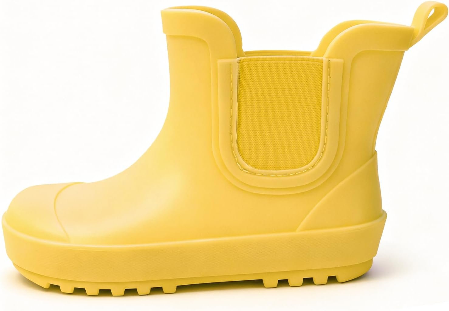 Toddler Kids Chelsea Rain Boots, Easy-on LightWeight Waterproof Rainboot for Boys and Girls