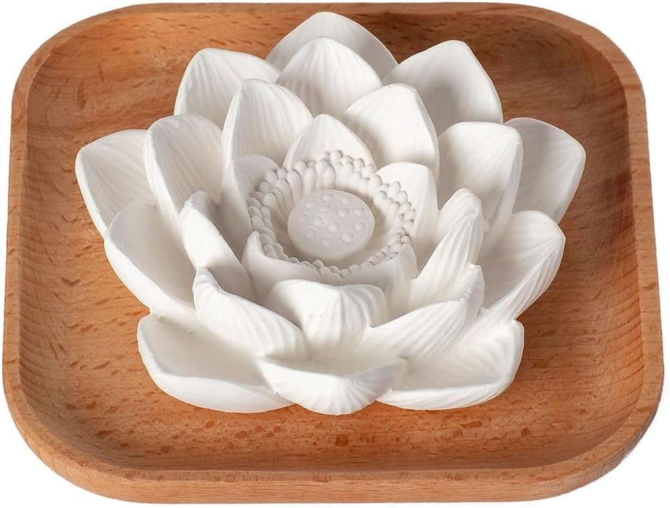 Plant Therapy Passive Lotus Flower Aromatherapy Diffuser – A Chic and Natural Home, Office, and Travel Essential Oil Diffuser