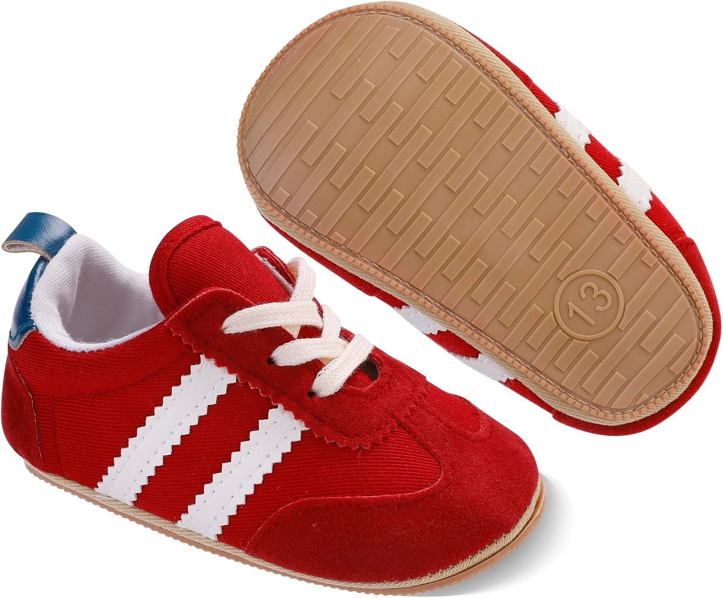 Adorable Baby Shoes for Boys Girls Non Slip Breathable Lightweight Infant Walking Shoes Comfy Pull On Newborn Baby Sneakers