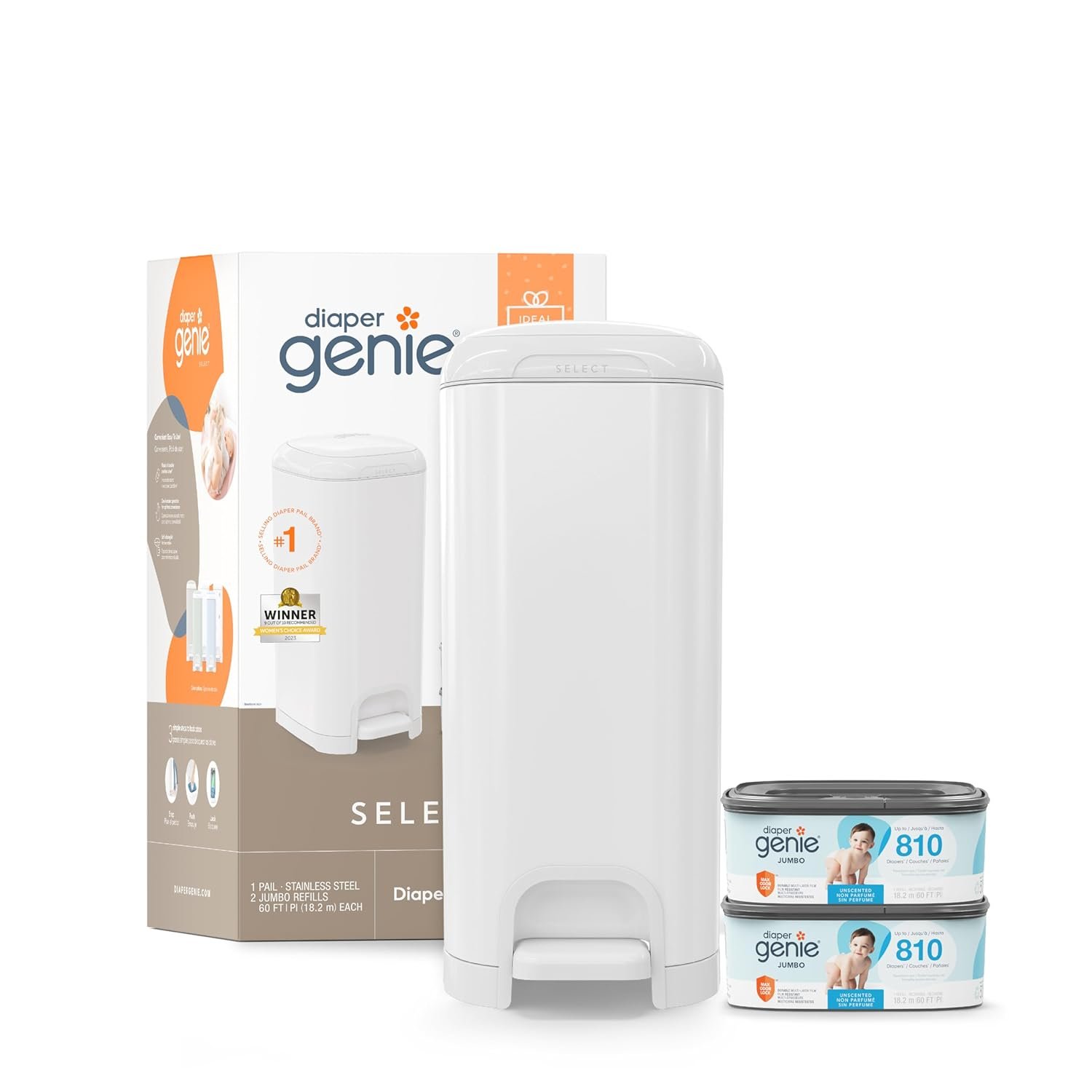 DG Select Pail Gift Set with 2 Jumbo Refill (810CT) US 1/CS