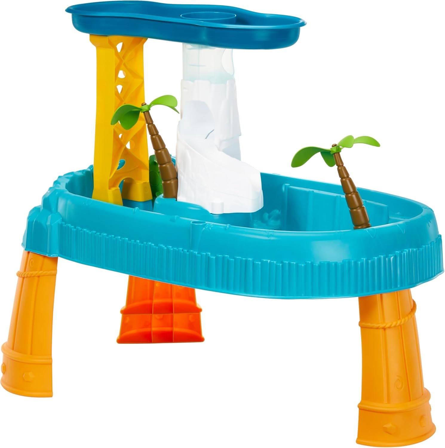 Little Tikes Waterfall Island Water Table (Amazon Exclusive) Activity Playset with Accessories, Outdoor, for Boys and Girls Ages 2-5 Years