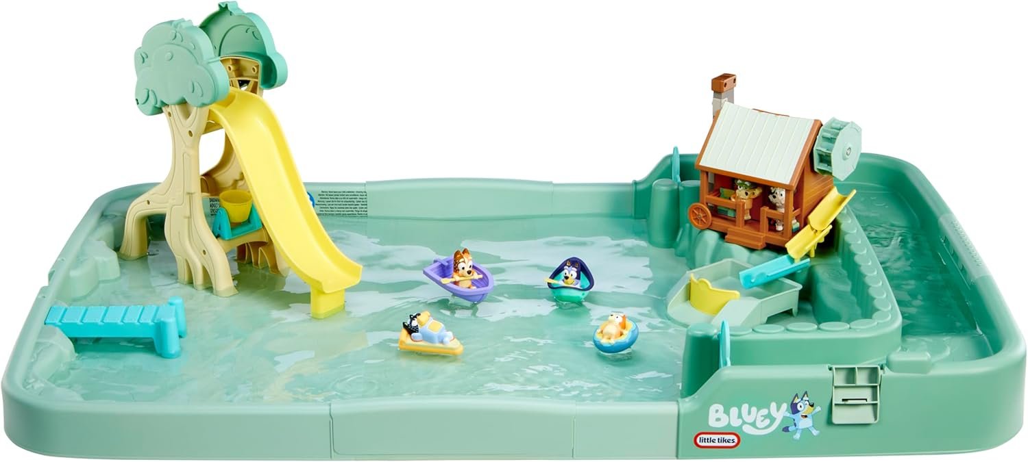 Little Tikes Bluey Bushland Adventure with 6 Accessories, Bluey Active Play, for Boys and Girls Ages 2-4 Years