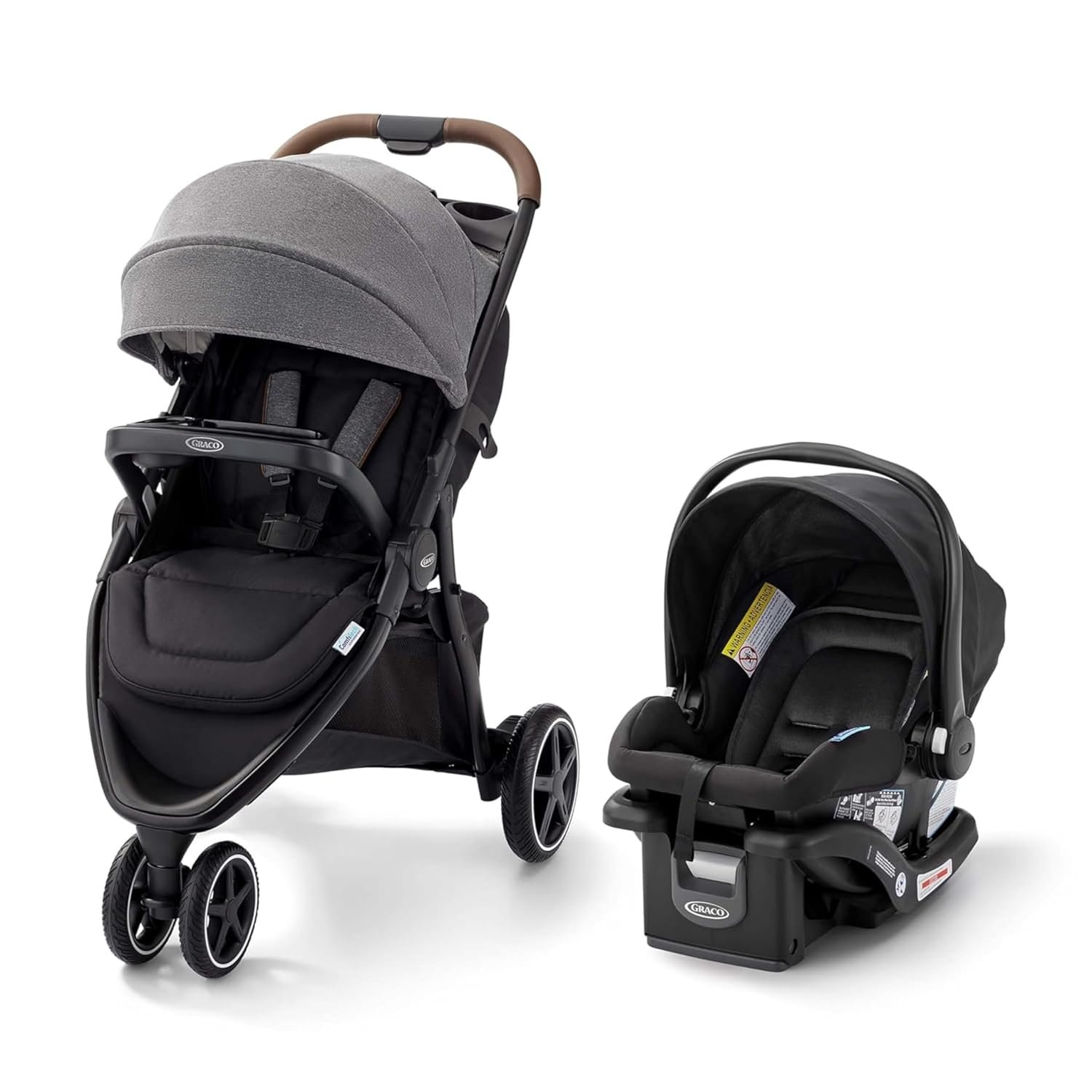 Graco® Outpace LX All-Terrain Travel System – Includes SnugRide Lite Infant Car Seat, Briggs, High-Performance Stroller/Car Seat Combo, Practical & Durable