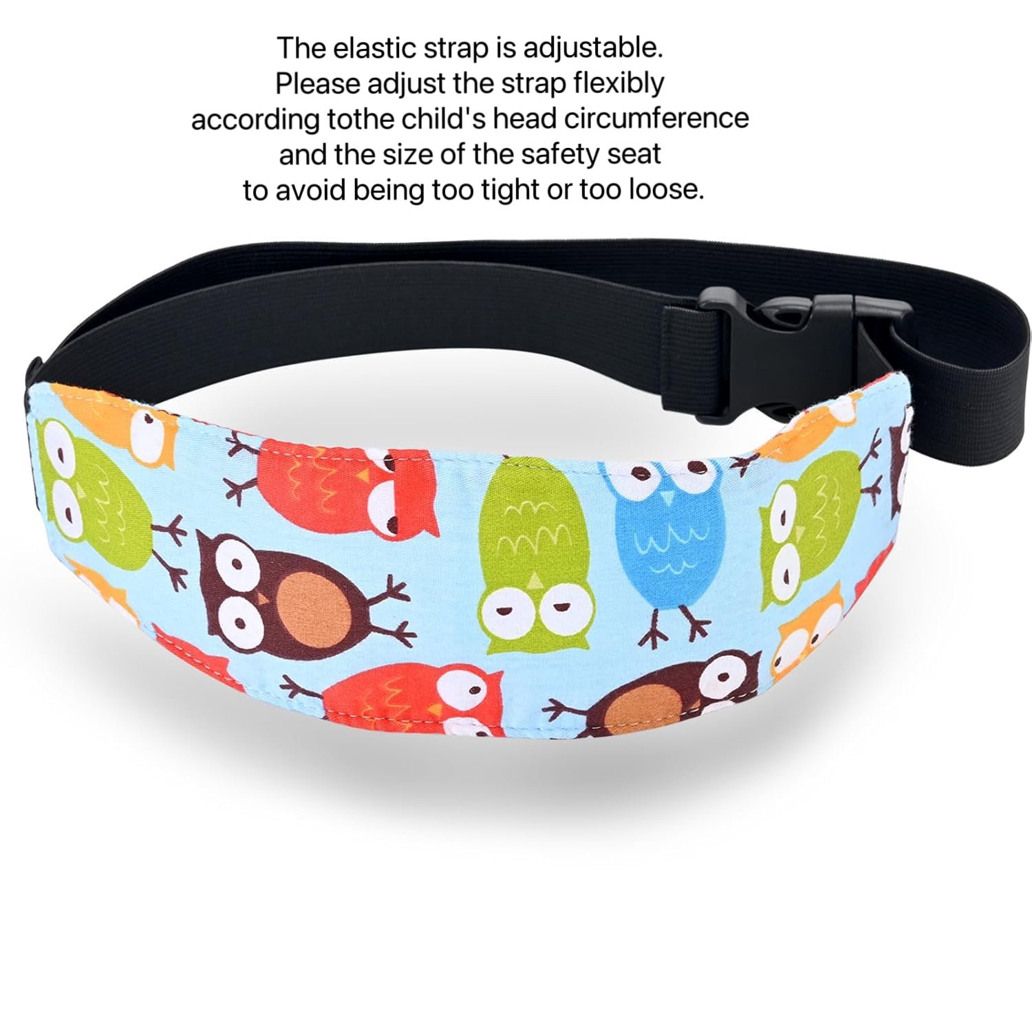 Head Support for Stroller Car Seat – Head Band Strap Headrest for Sleeping Traveling for Toddler Kids Children Child Baby Infant