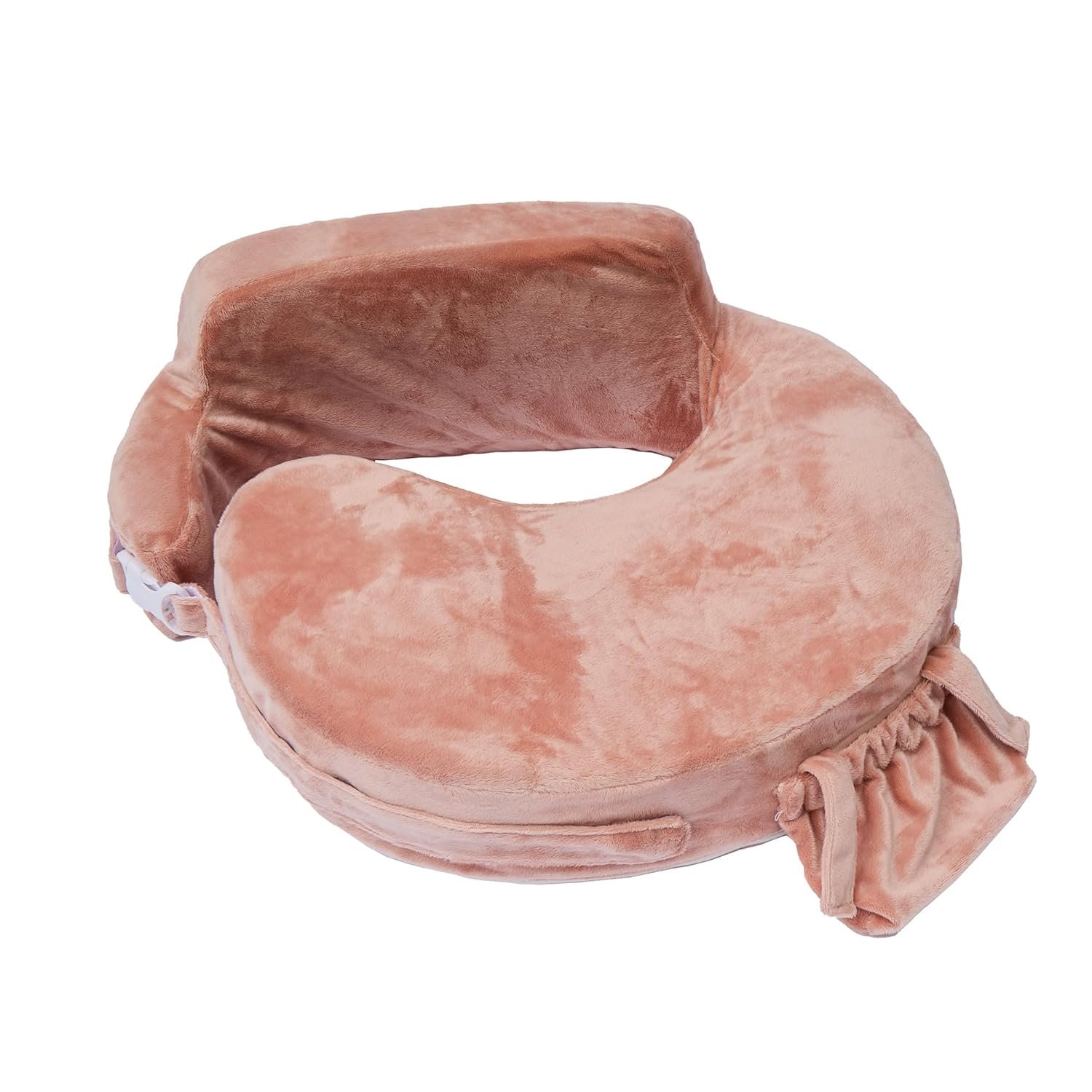 My Brest Friend Super Deluxe Nursing Pillow – Enhanced Comfort & Ergonomic Breastfeeding Pillow for Ultimate Support for Mom & Baby – Adjustable and with Handy Side Pocket, Dusty Rose