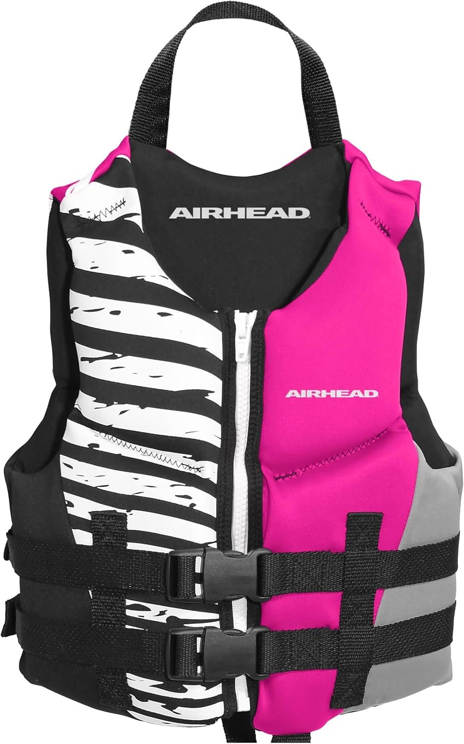 Airhead Wicked Kwik-Dry NeoLite Flex Life Jacket for Kids – USCG Approved Life Vest for Youth, Child & Infant, Watersports Vest for Boating, Tubing & Swimming, Hot Pink