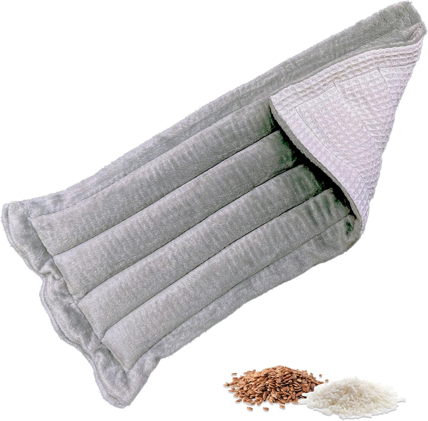 Microwavable Heating Pad Solutions Buddy – Moist and Large Heating Pad for Joints and Muscles Relief – Microwave Hot Pack Heat Pad for Cramps – Calming Chilled or Heated Pad Therapy – 1 Pack