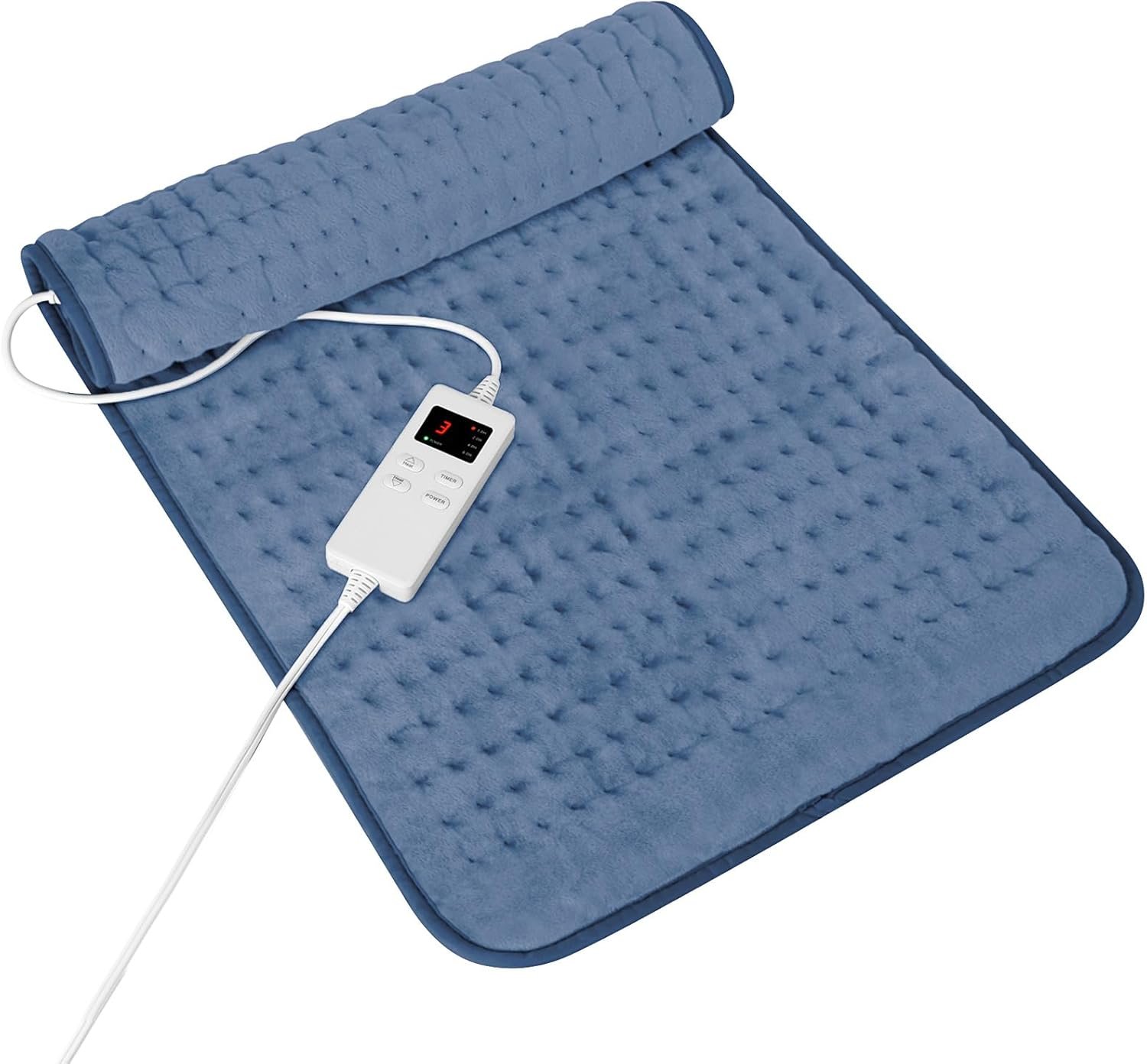 Heating Pad for Gifts Soothing Heat Therapy for Women & Men, Perfect Christmas, Mothers Day, Birthday Gifts for Her, Dad Gifts & White Elephant Gift, Cozy Stocking Stuffer for Women/Mom