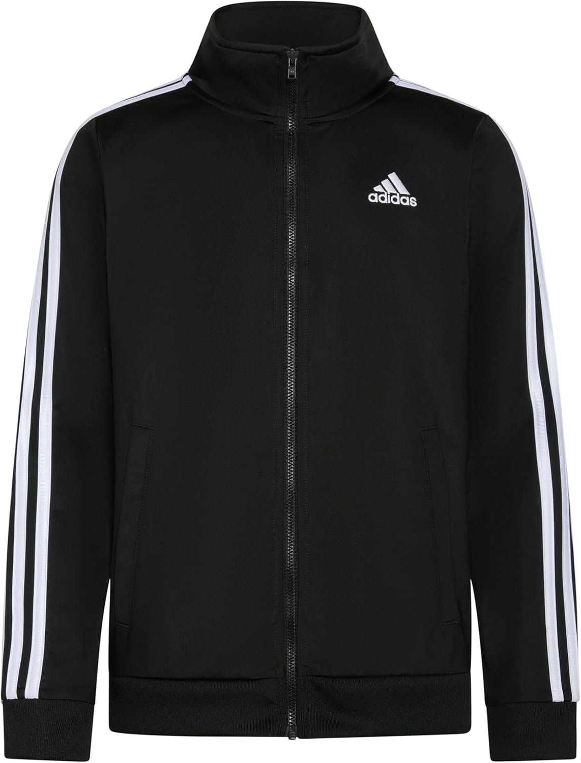 adidas boys Zip Front Iconic Tricot Jacket