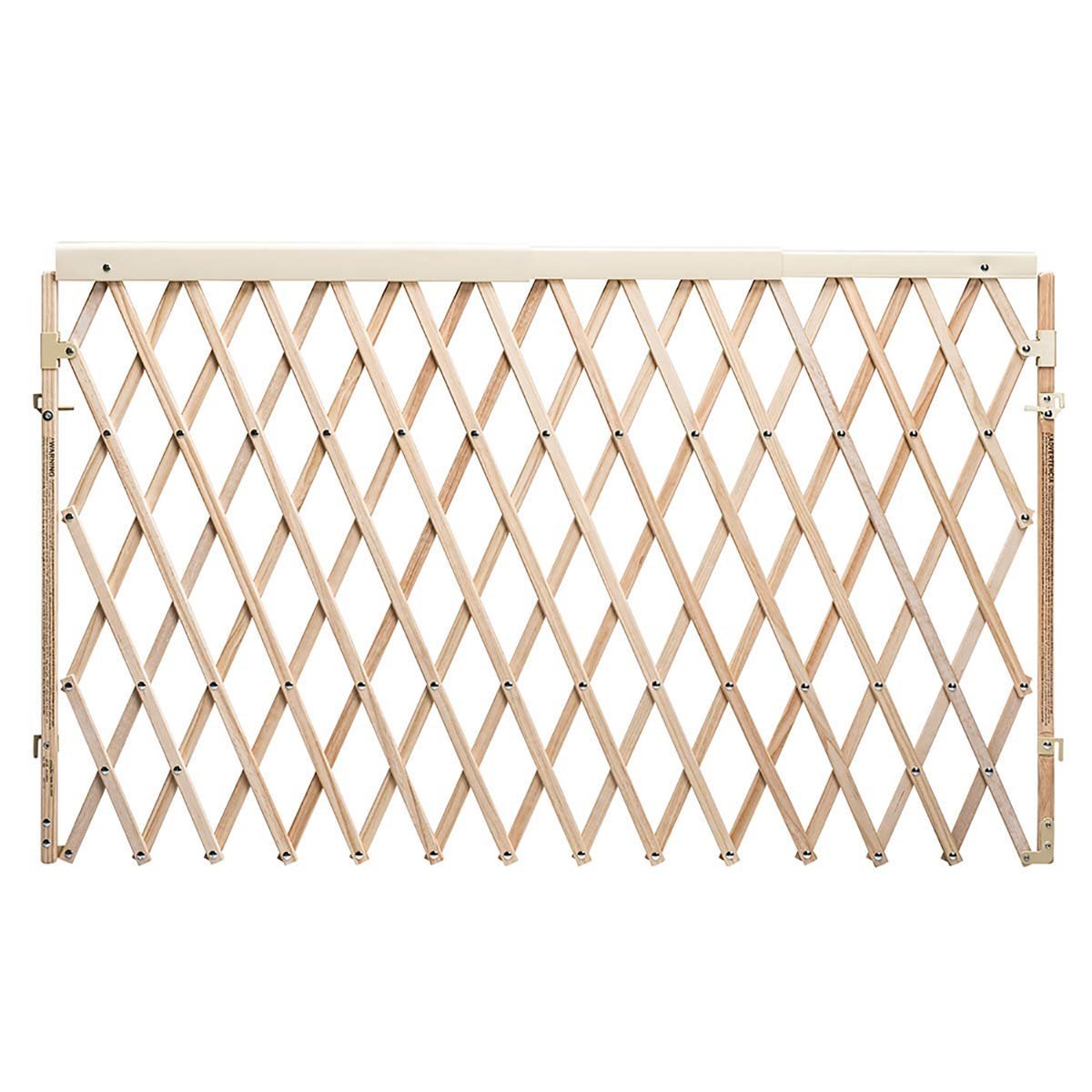 Evenflo Expansion Walk-Thru Room Divider Baby Gate (Natural Wood)