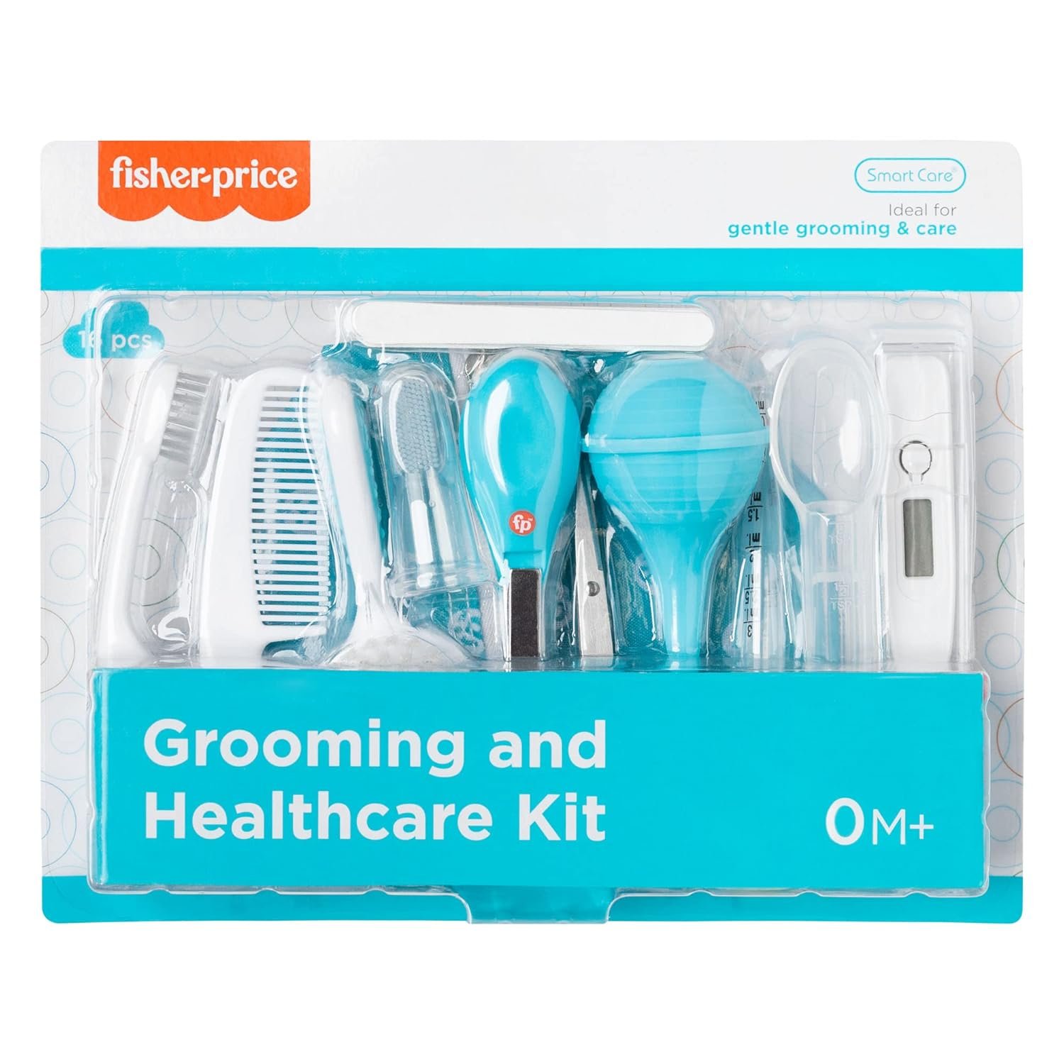Smart Care Baby 16-Piece Baby Grooming & Healthcare Set – with Carrying Case