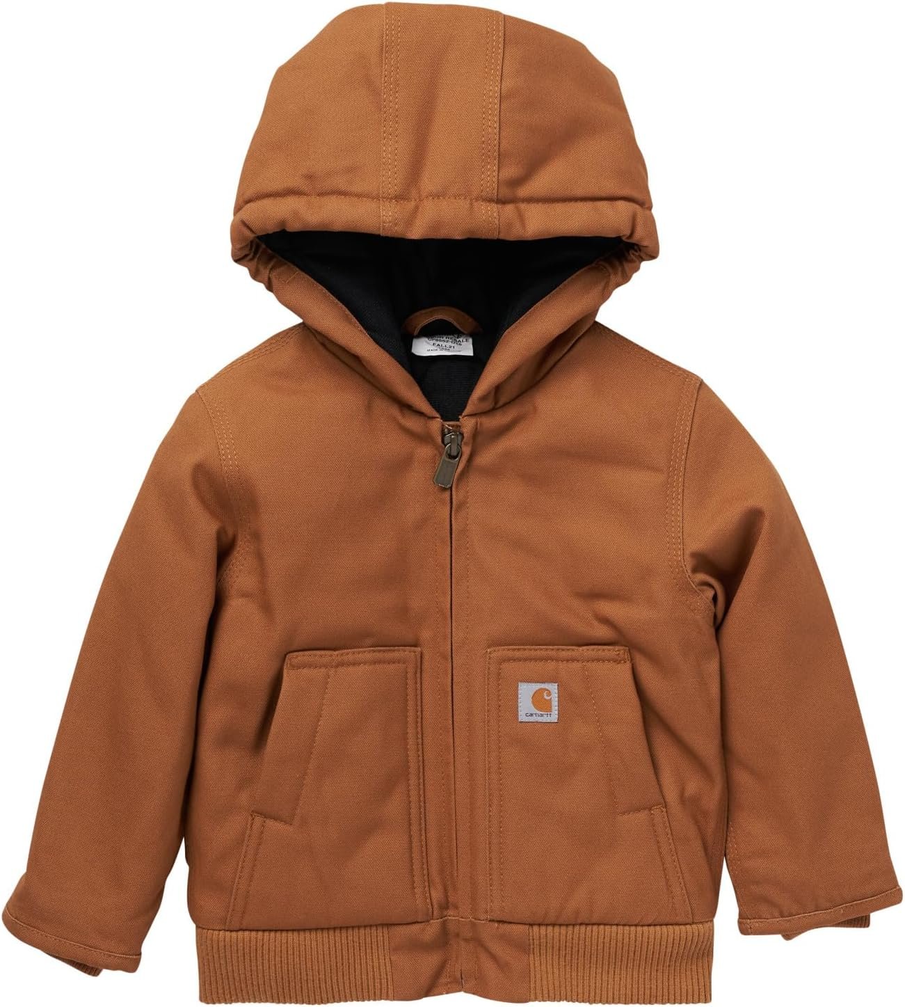 Carhartt Baby Boys’ Insulated Hooded Canvas Zip-Up Jacket