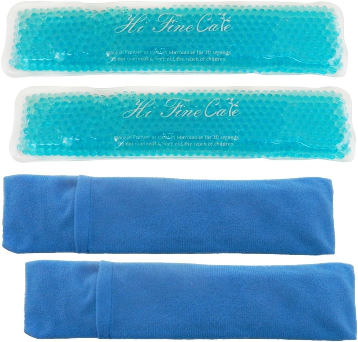 Perineal Cooling Pad for Postpartum Recovery, Extra Durable Gel Cold Packs for Hemorrhoids & C-Section Relief, 2 Reusable Ice Packs & 2 Washable Covers, New Mom Gift