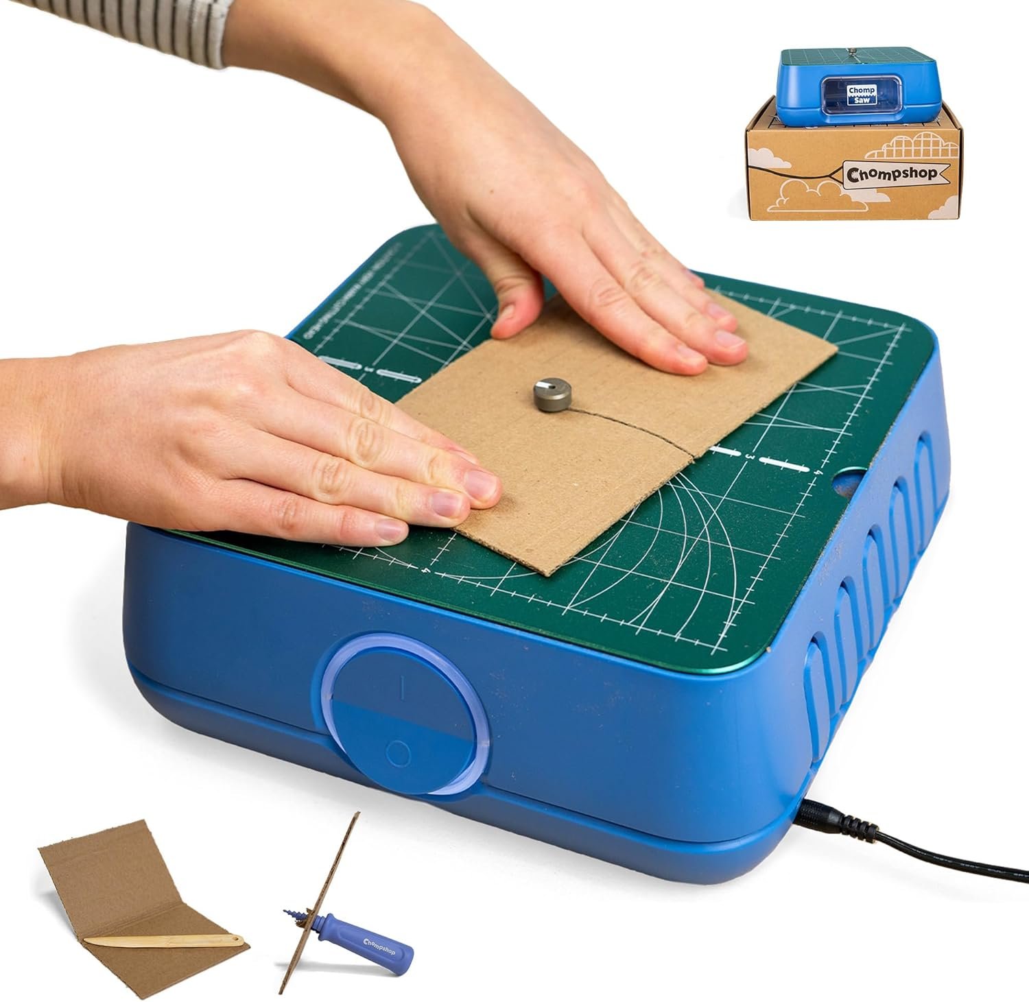 ChompSaw | The Original Kid-Safe Power Tool for Cutting Cardboard | STEM + STEAM Educational Toy for Boys and Girls Ages 5+
