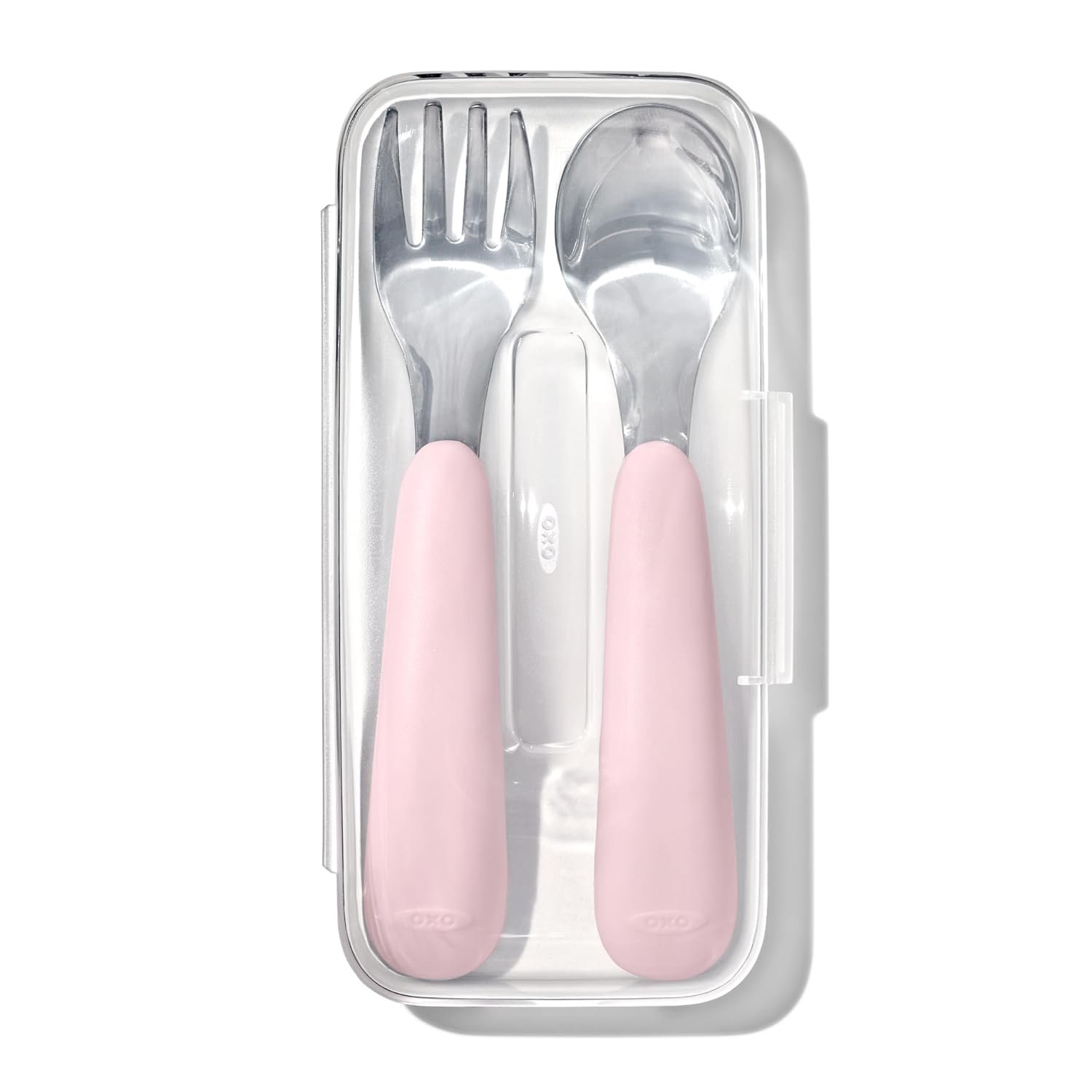 OXO Tot On-The-Go Fork and Spoon Set – Blossom