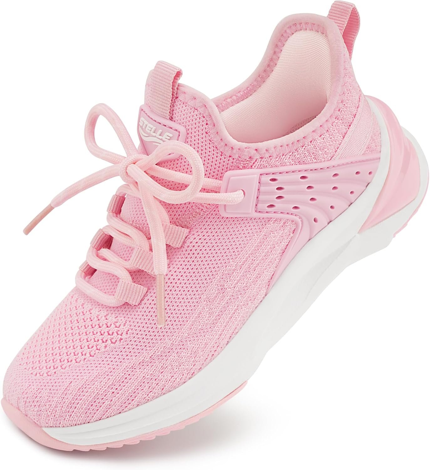 Stelle Girls Tennis Shoes Slip-on Kids Sneakers Lightweight Running Shoe Boys Walking Athletic Flats for Little/Big Kids