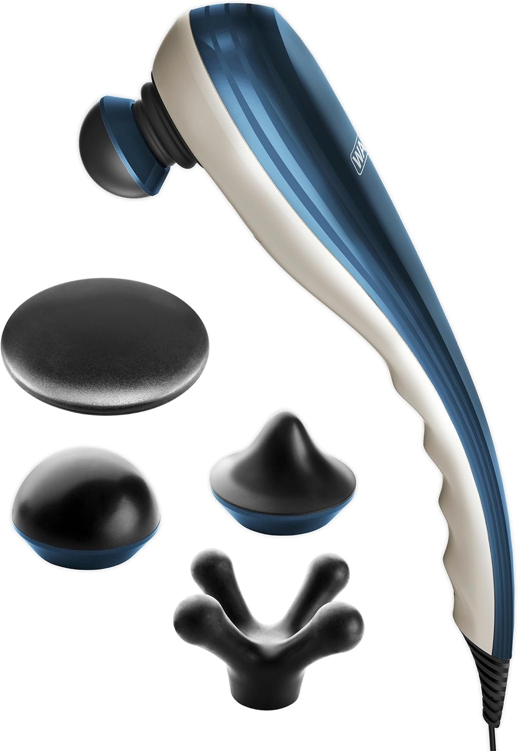 Wahl Deep Tissue Corded Long Handle Percussion Massager, Handheld Therapy with Variable Intensity to Relieve Pain in the Back, Neck, Shoulders, Muscles, & Legs, FSA Eligible, Model 4290-300