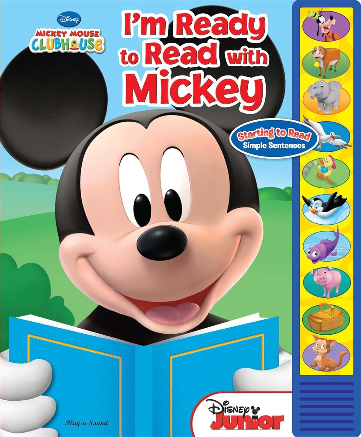 Disney Mickey Mouse Clubhouse – I’m Ready to Read With Mickey Sound Book – Play-a-Sound – PI Kids
