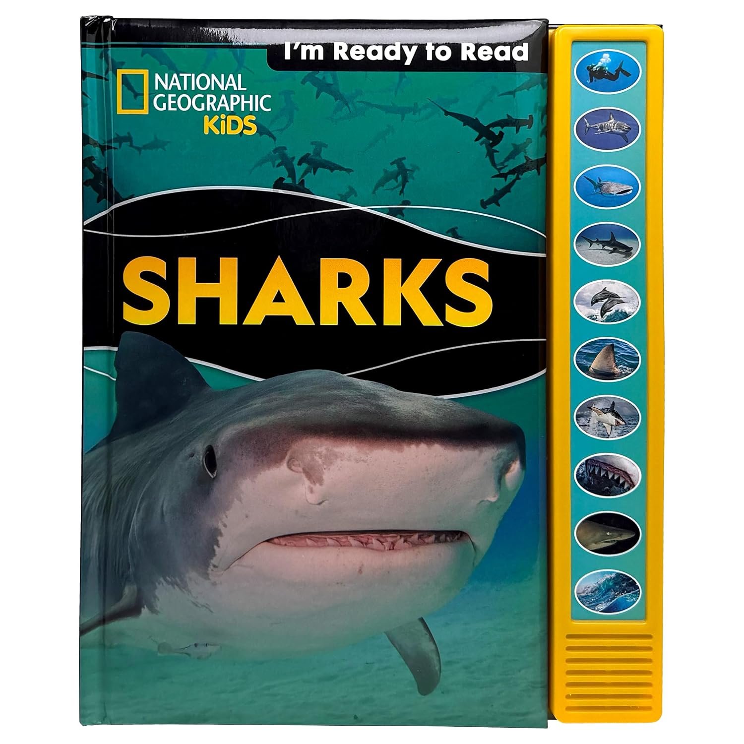 National Geographic Kids – Sharks – I’m Ready to Read Interactive Read-Along Sound Book – Great for Early Readers and Animal Lovers – PI Kids