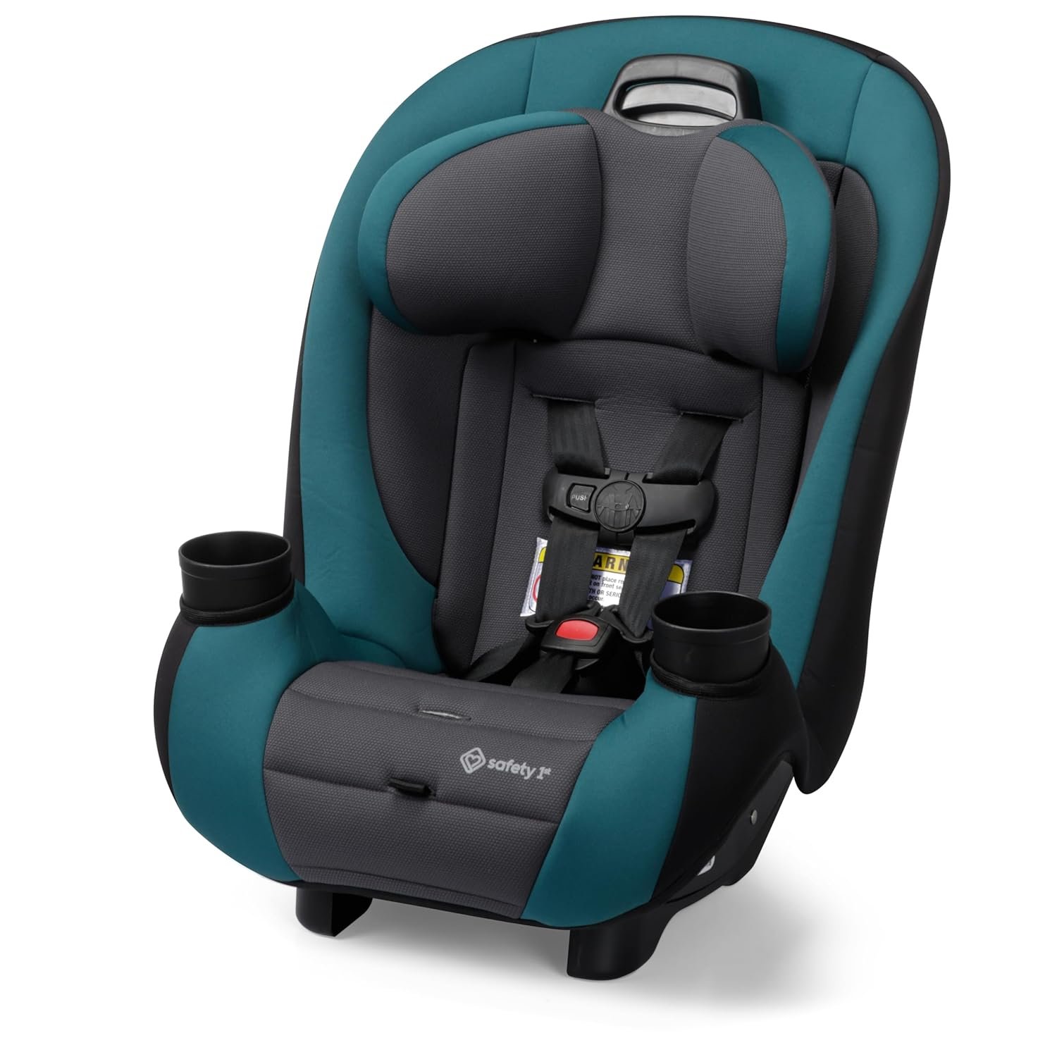 Safety 1st Ellaris 3-in-1 Convertible Car Seat, Slim Fit Design, Rear & Forward-Facing, 5-Position Headrest, Travel-Friendly with Machine-Washable Seat Pad, Peacock Blue