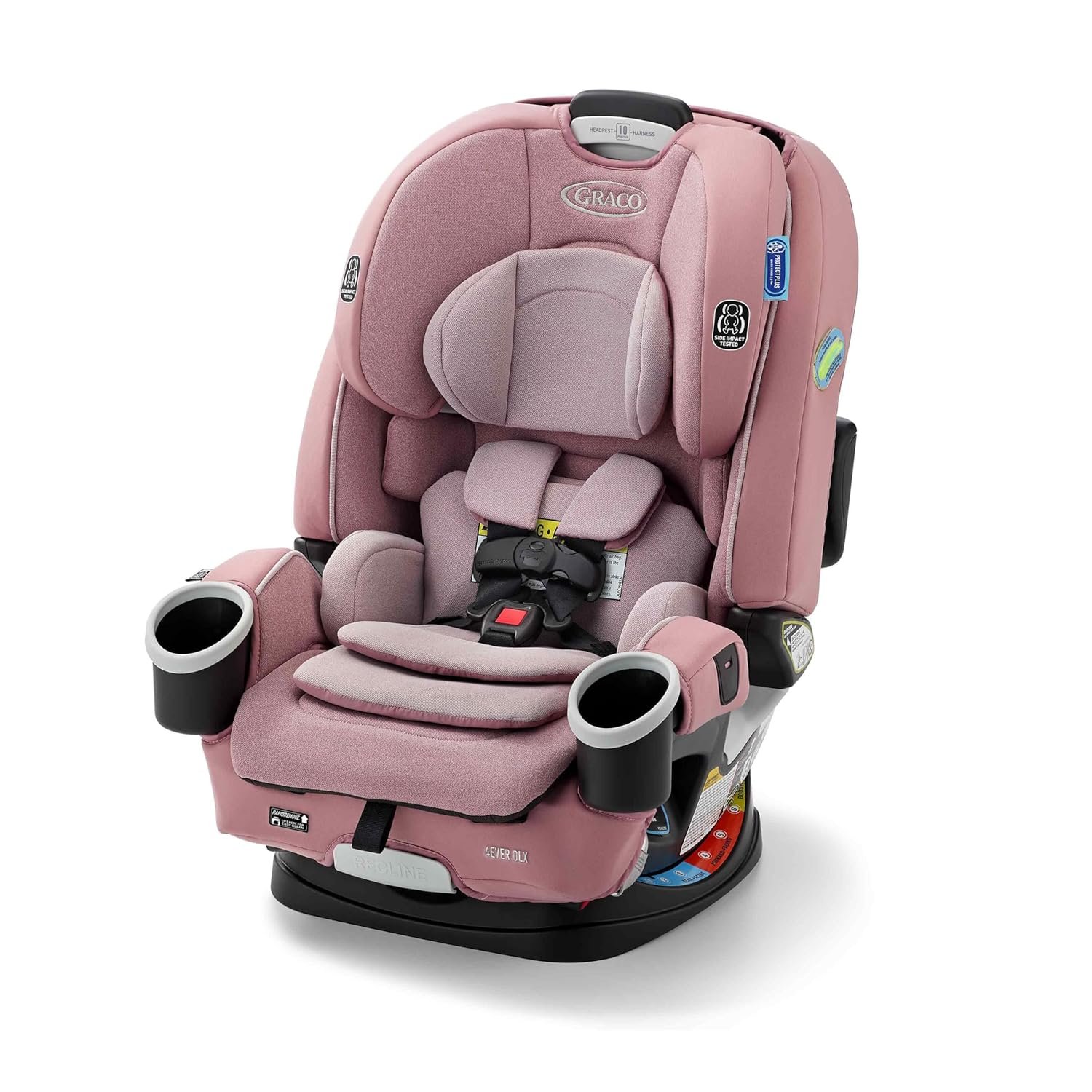 Graco® 4Ever DLX 4 in 1 Car Seat | Infant to Toddler Car Seat, Maven, Adaptable for 10 Years of Use, Size: 20×21.5×24 Inch