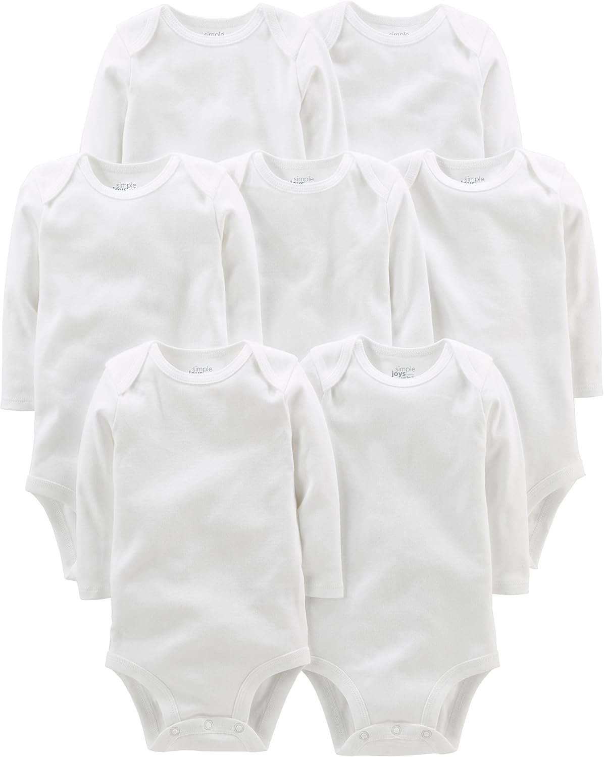 Simple Joys by Carter’s Baby 7-pack Long Sleeve Bodysuit