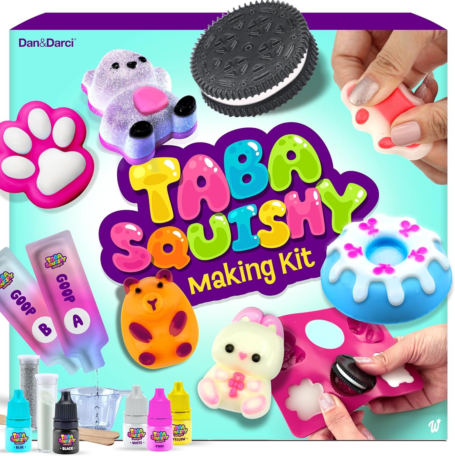Taba Squishy Making Kit for Kids – Gifts for Girls – Kids Crafts – 6 7 8 9 10 11 12 Year Old Girl Birthday Gift – Squishies Craft Kits – Arts and Crafts for Kid for 8-12 – Toys for Girls Ages 5-7